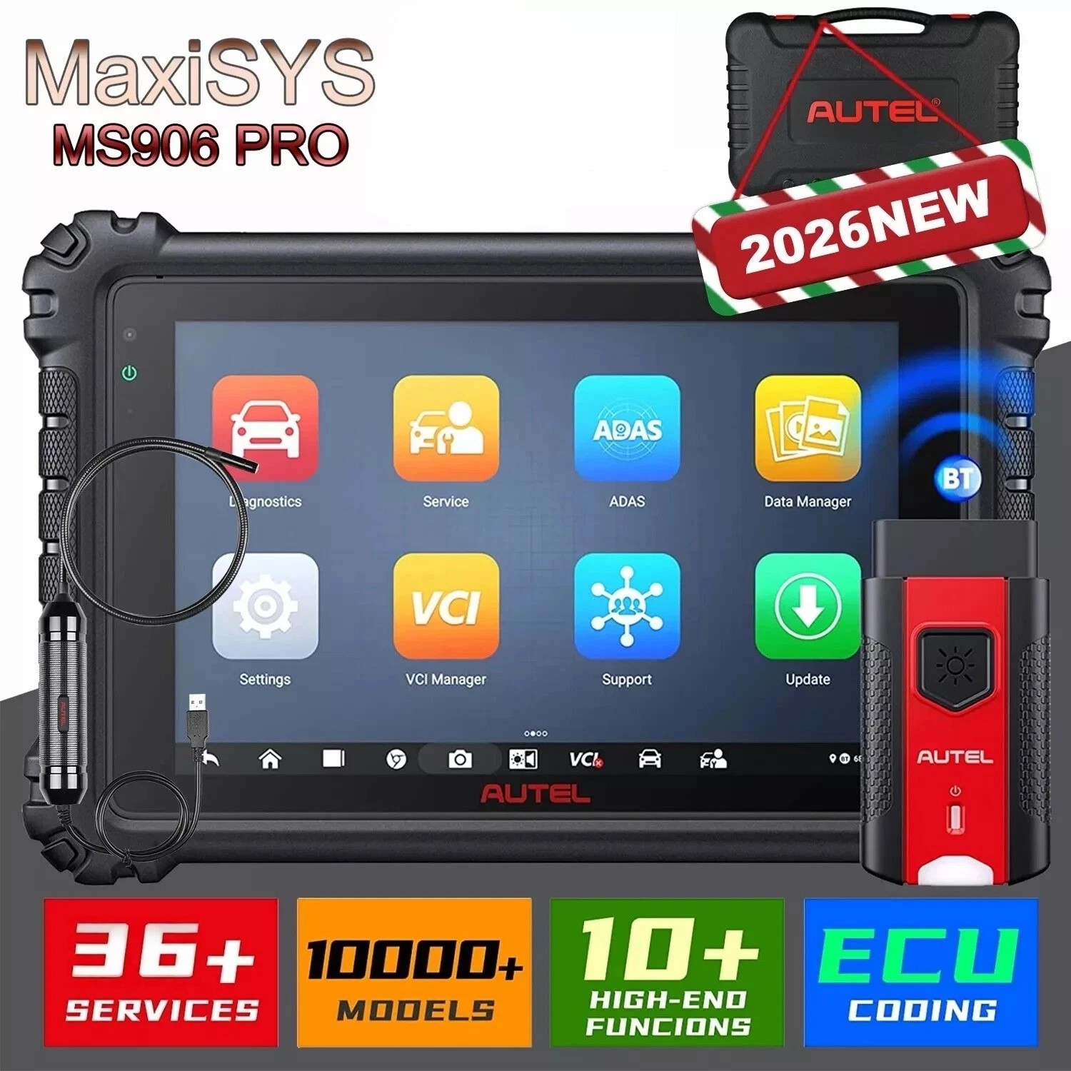2026 Newest Autel MaxiSYS MS906 Pro MS906BT Full System Diagnostic Scanner Tool