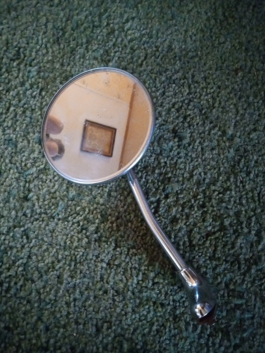 Vintage Classic Car Side View Mirror Left Chrome Unique USA Very Nice Rare Htf