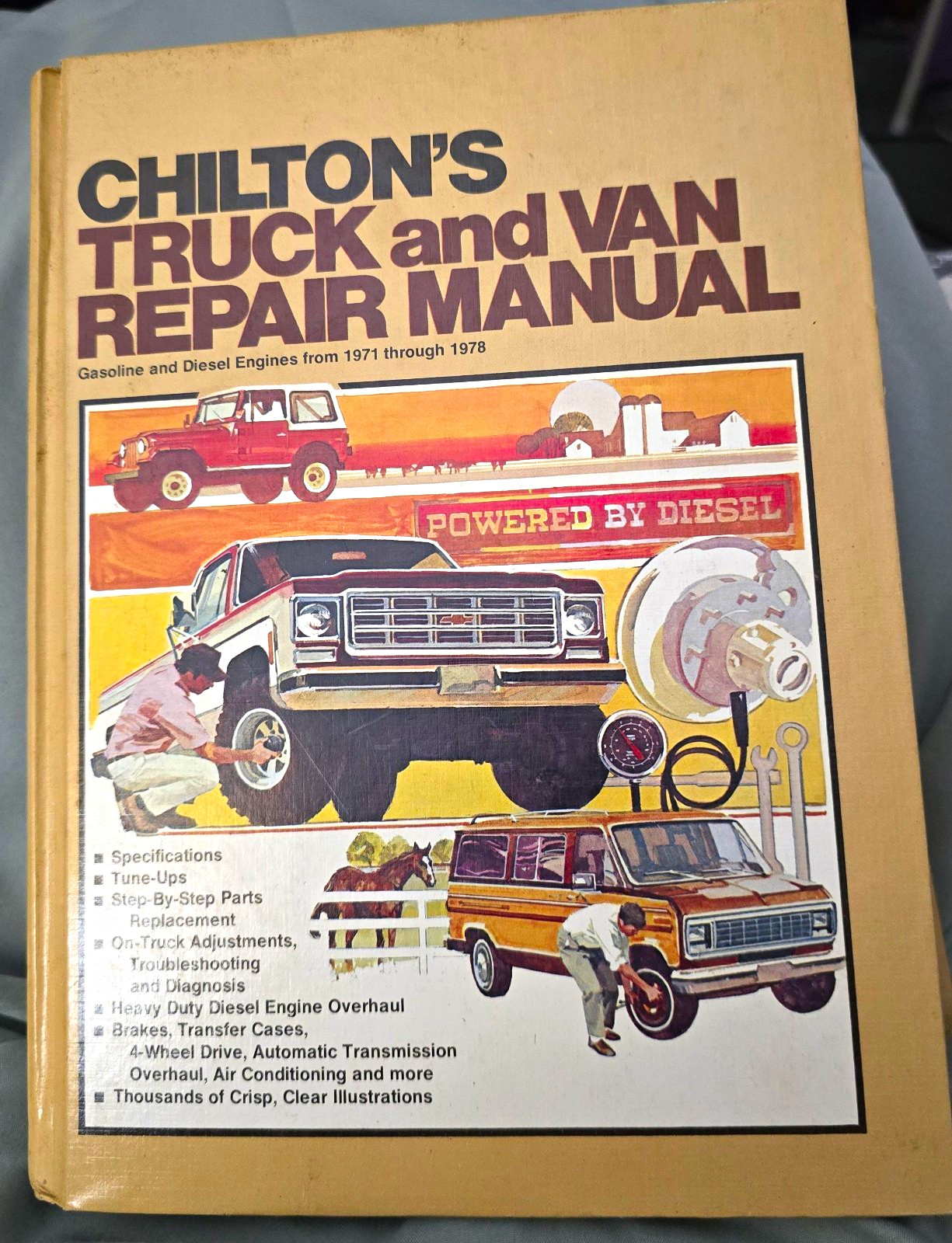 Vintage Chilton's Truck and Van Repair Manual 1971-1978 Hardcover Part 6698