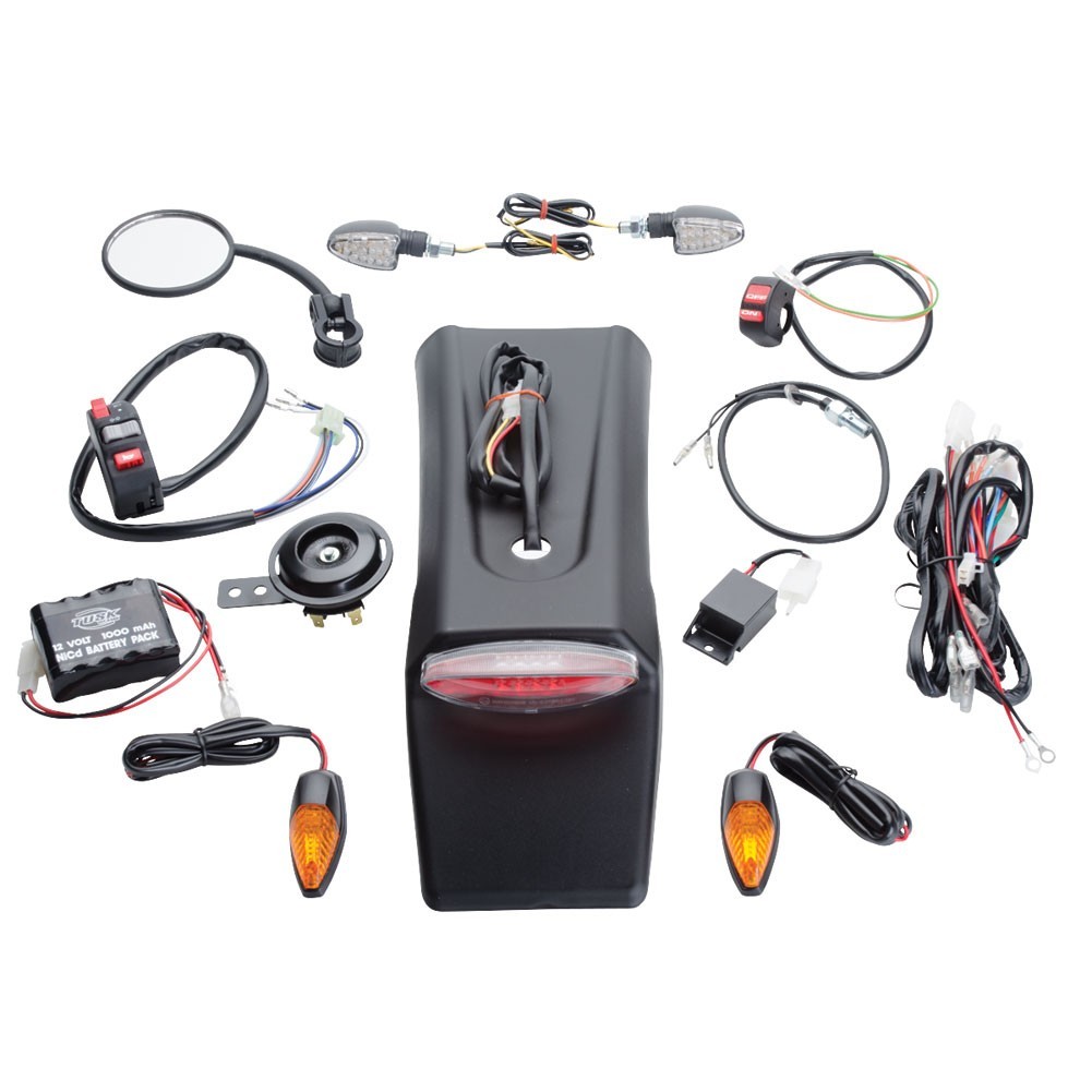 Tusk Enduro Dual Sport Lighting Kit Street Legal For Honda XR400R 1996-2004