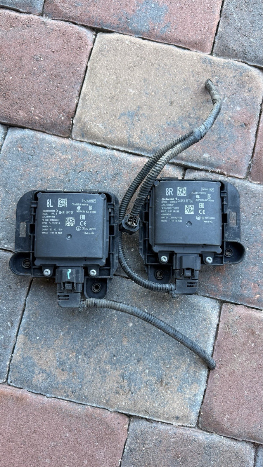 2017-2022 Nissan Titan Titan XD Blind Spot Radar Sensors Pair LH RH OEM Used