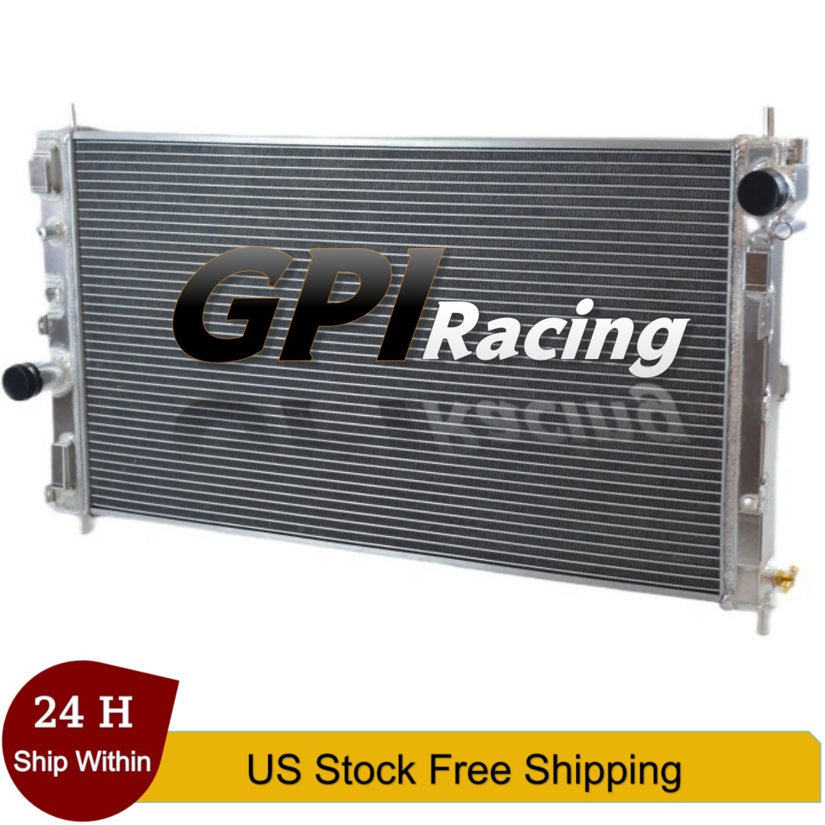 For 07-17 Jeep Compass Patriot 08-14 Dodge Caliber Avenger Alum 3 Row Radiator