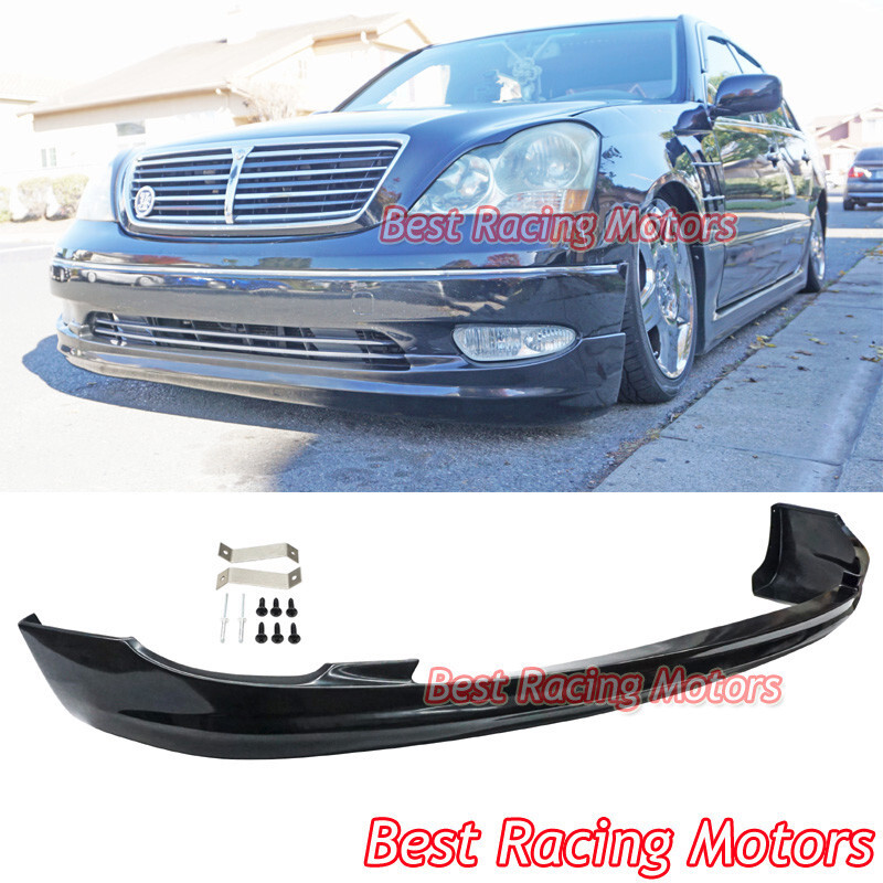 For 2001-2003 Lexus LS430 W Style Front Bumper Lip (Urethane) For 2001-2003 Lexus LS430 W Style Front Bumper Lip (Urethane)