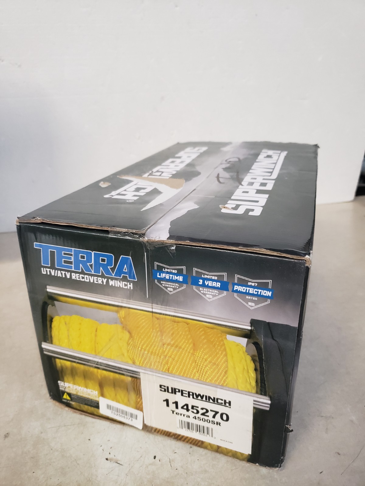 Superwinch 1145270 Terra 4500SR Powersports 4500lb 12V DC Winch w/Synthetic Rope