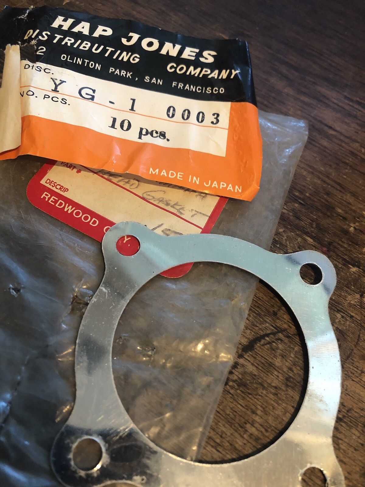 NEW 1964-83 Yamaha DT80 GT80 MX80 LB80 YG1 YG5 Head Gasket Original