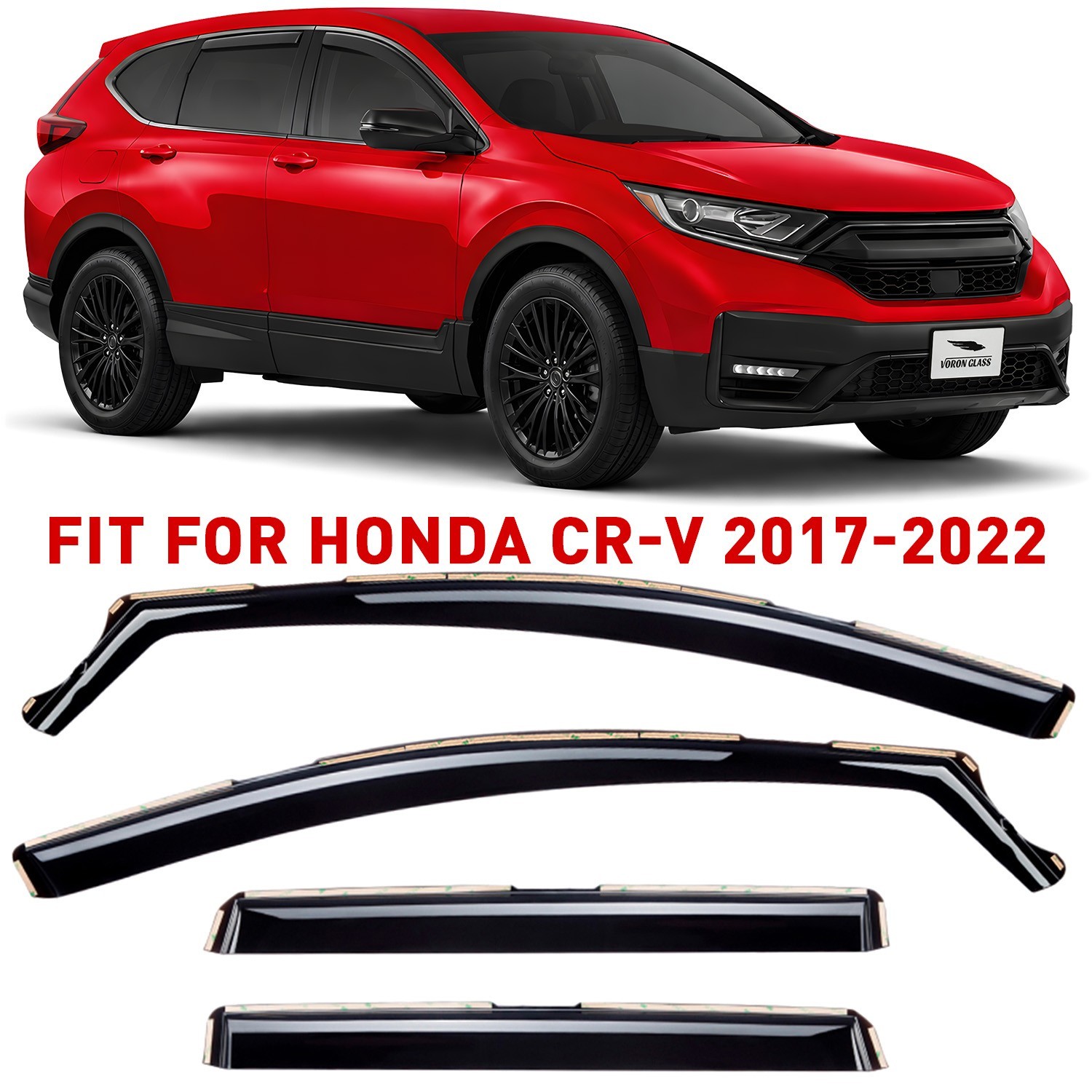 Rain Guards Vent Visors Shade for 2017-2022 Honda CR-V (CRV)