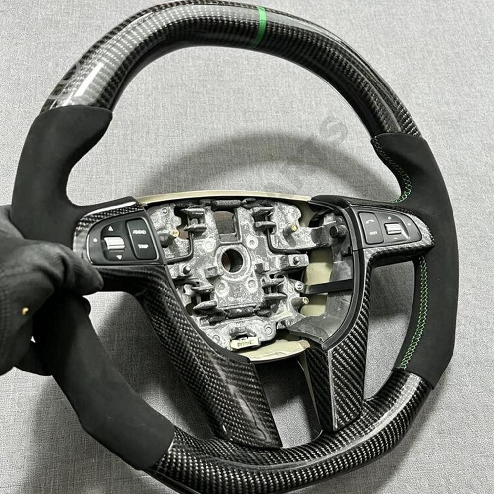 CARBON FIBER STEERING WHEEL FOR Pontiac G8 /Holden HSV VE S 08-09YS /FLAT TOP