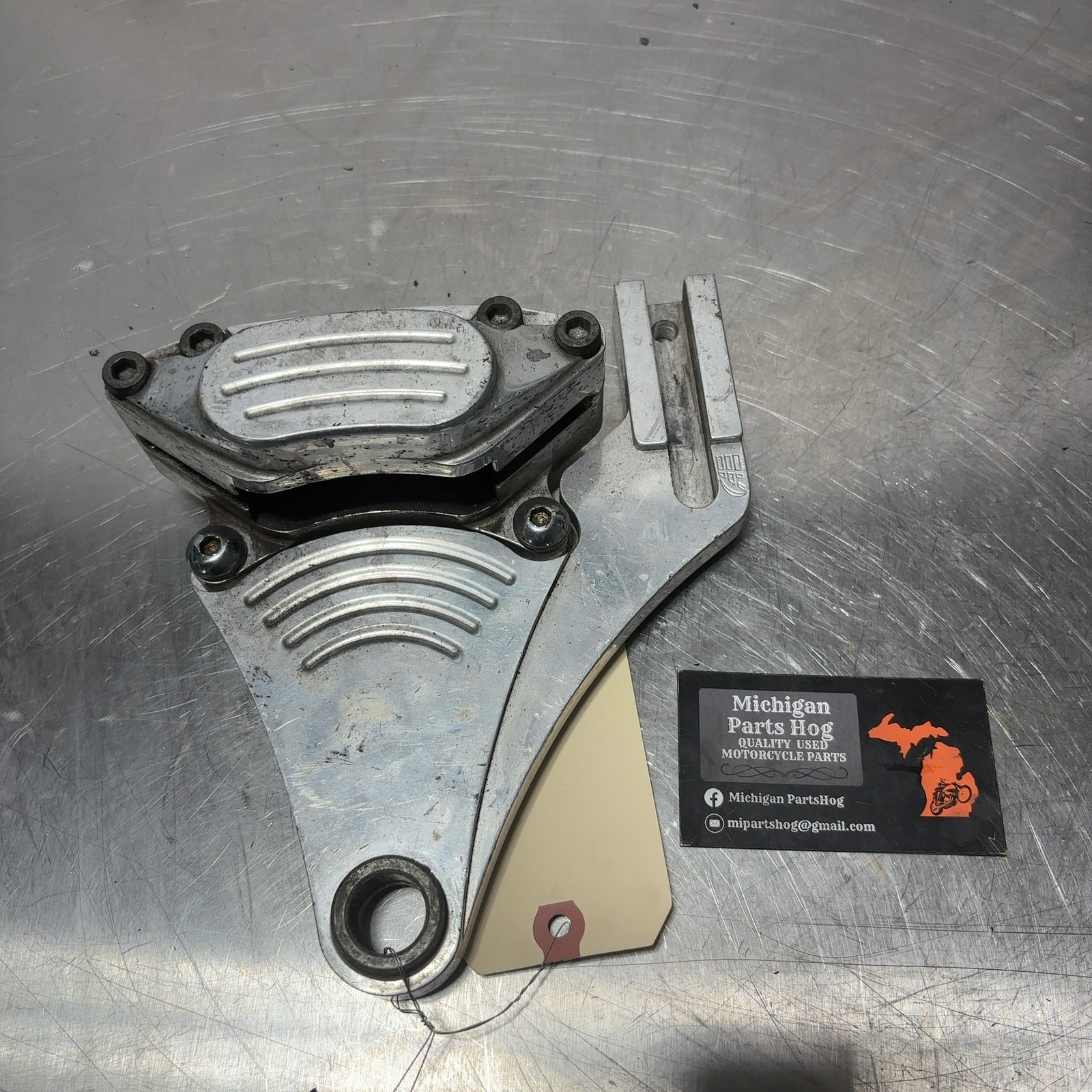 87-99 Harley Evo Softail Billet 4 Piston Rear Caliper OMP Custom For Rebuild