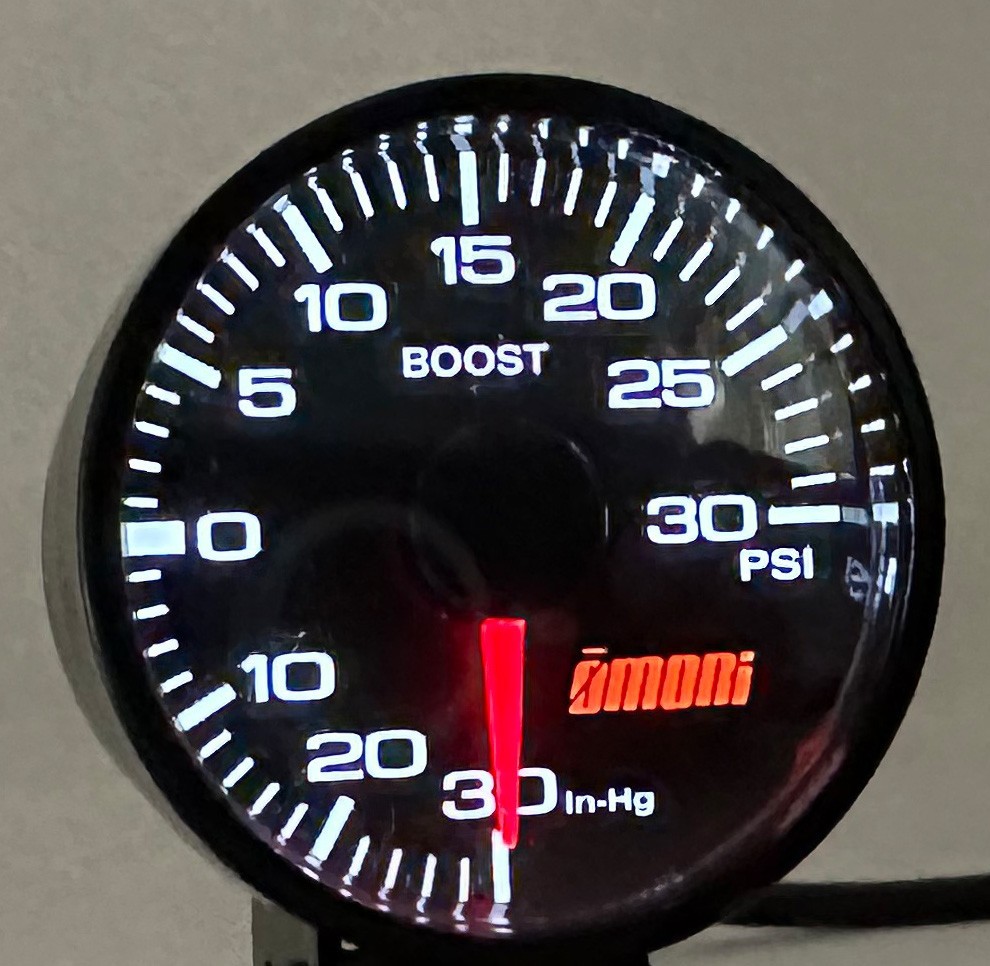 Omori 45mm Electrical Boost Turbo Gauge VW-look SHIPS FROM US