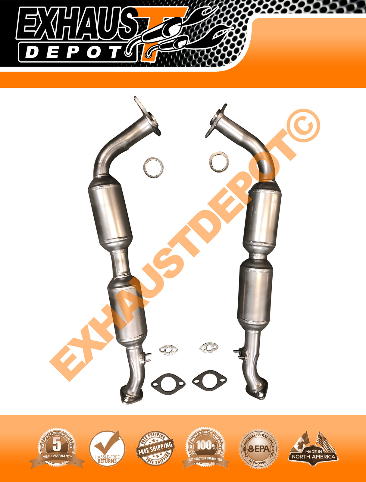 FITS:98-05 LEXUS LX470/98-05 TOYOTA LAND CRUISER 4.7L LEFT & RIGHT CATALYTIC SET