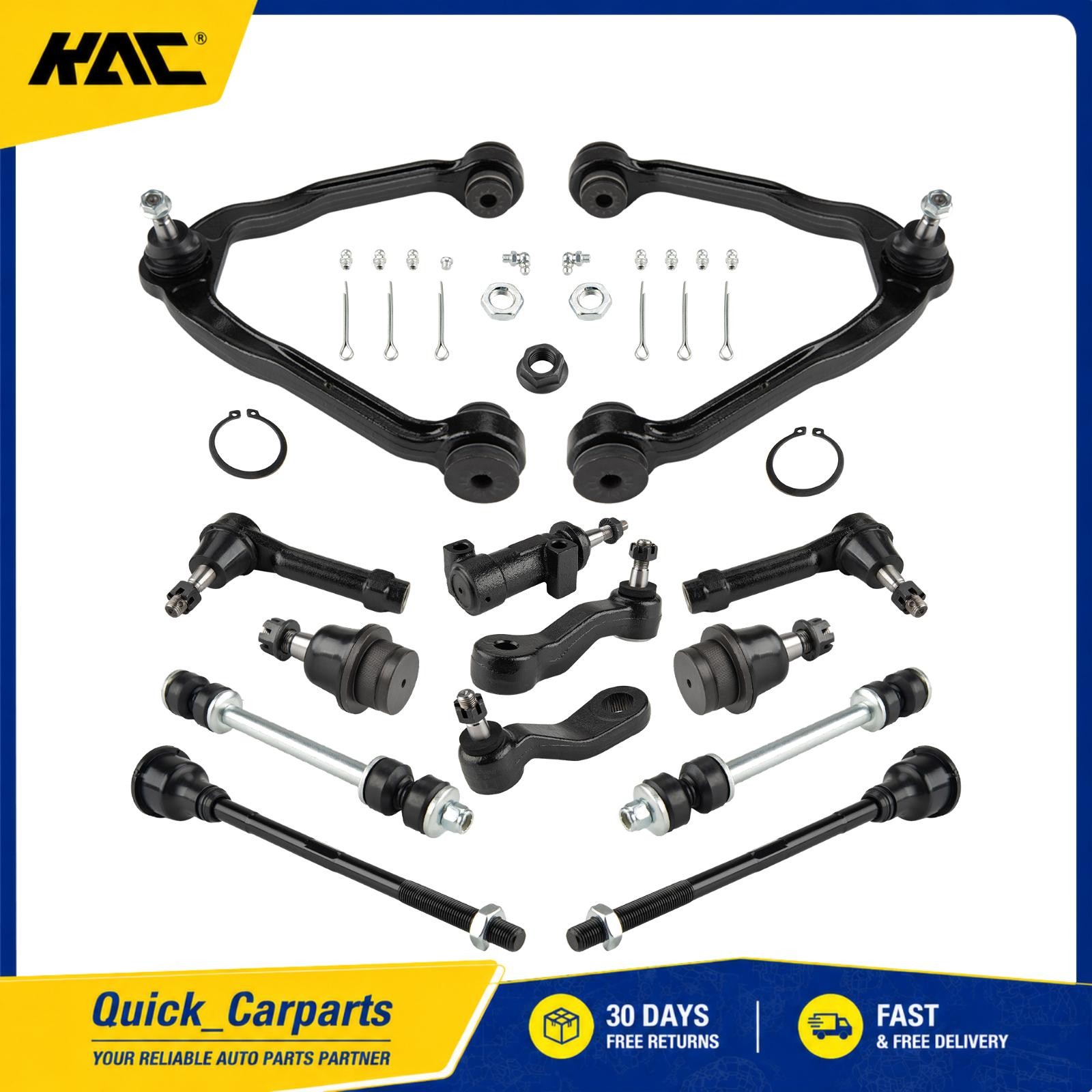 13pc Front Control Arms Fits 99-04 Chevy Silverado 03-06 Tahoe 99-06 GMC Sierra