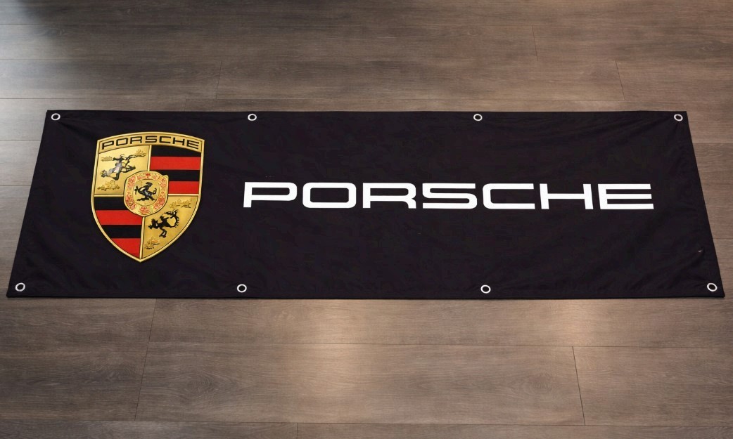 CAR Flag Motorsport  Banner 2x8ft Garage Wall Art & Outdoor workshop top