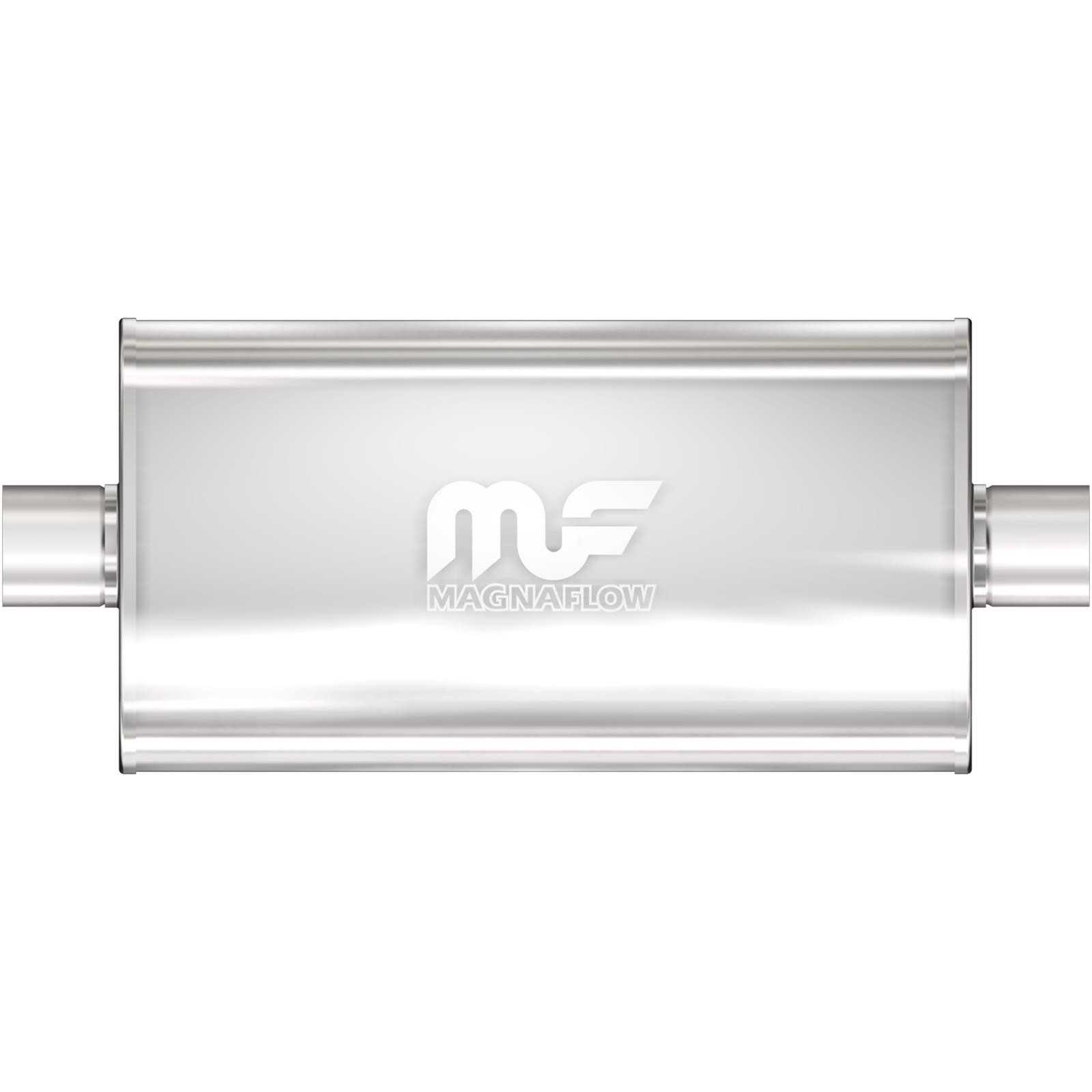 MagnaFlow 12579 5x11 Inch Oval Center/Center Stainless Muffler