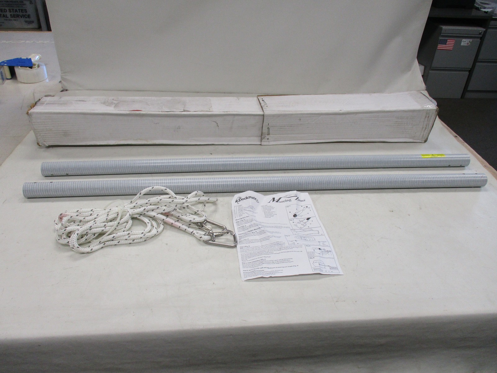 DOCKMATE MOORING ARMS SET OF (2) FIBERGLASS DE30340 MARINE BOAT