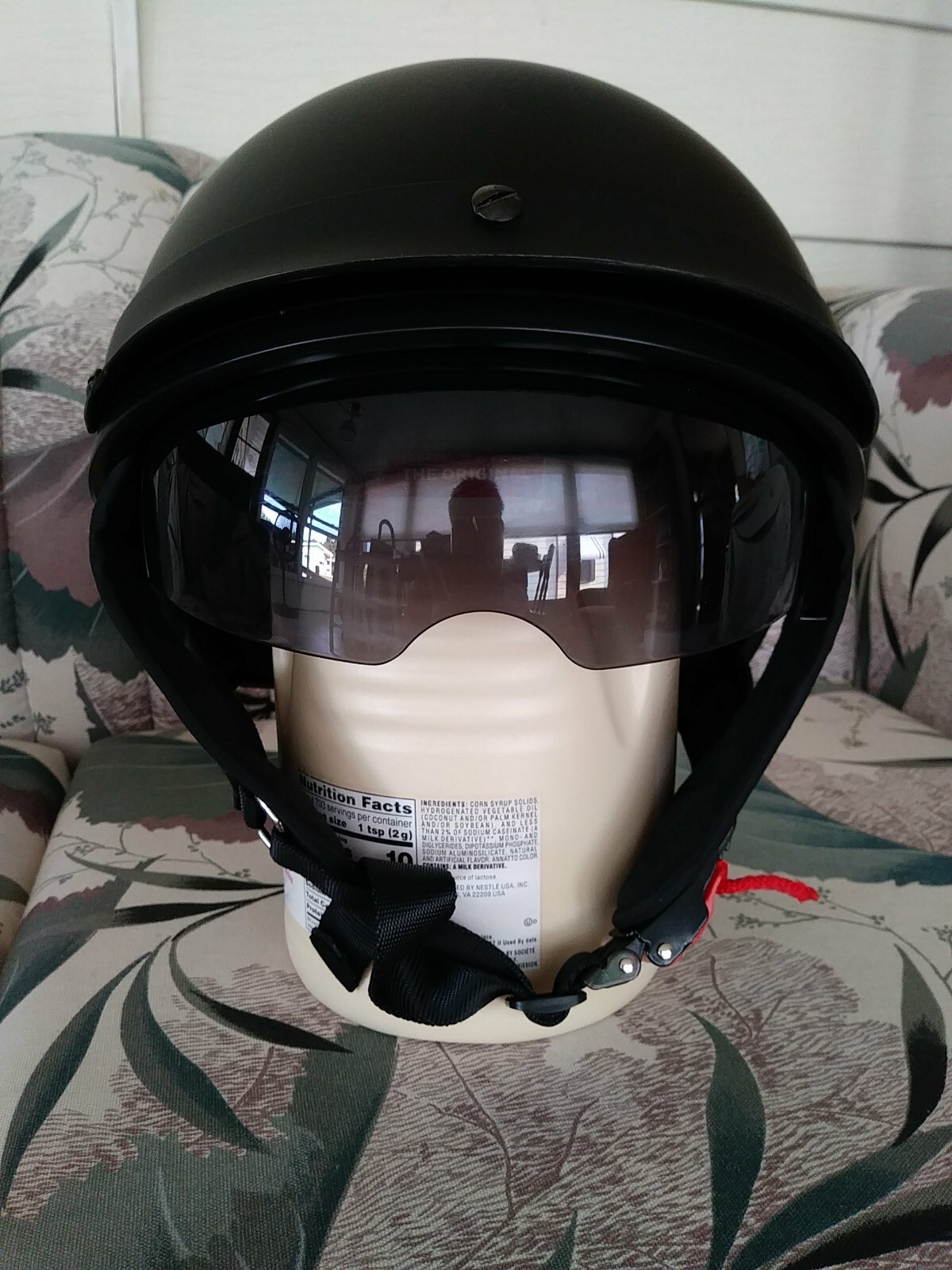 1Storm Motorcycle DOT Half Helmet with Retractable Sunglasses 1Storm Motorcycle DOT Half Helmet with Retractable Sunglasses