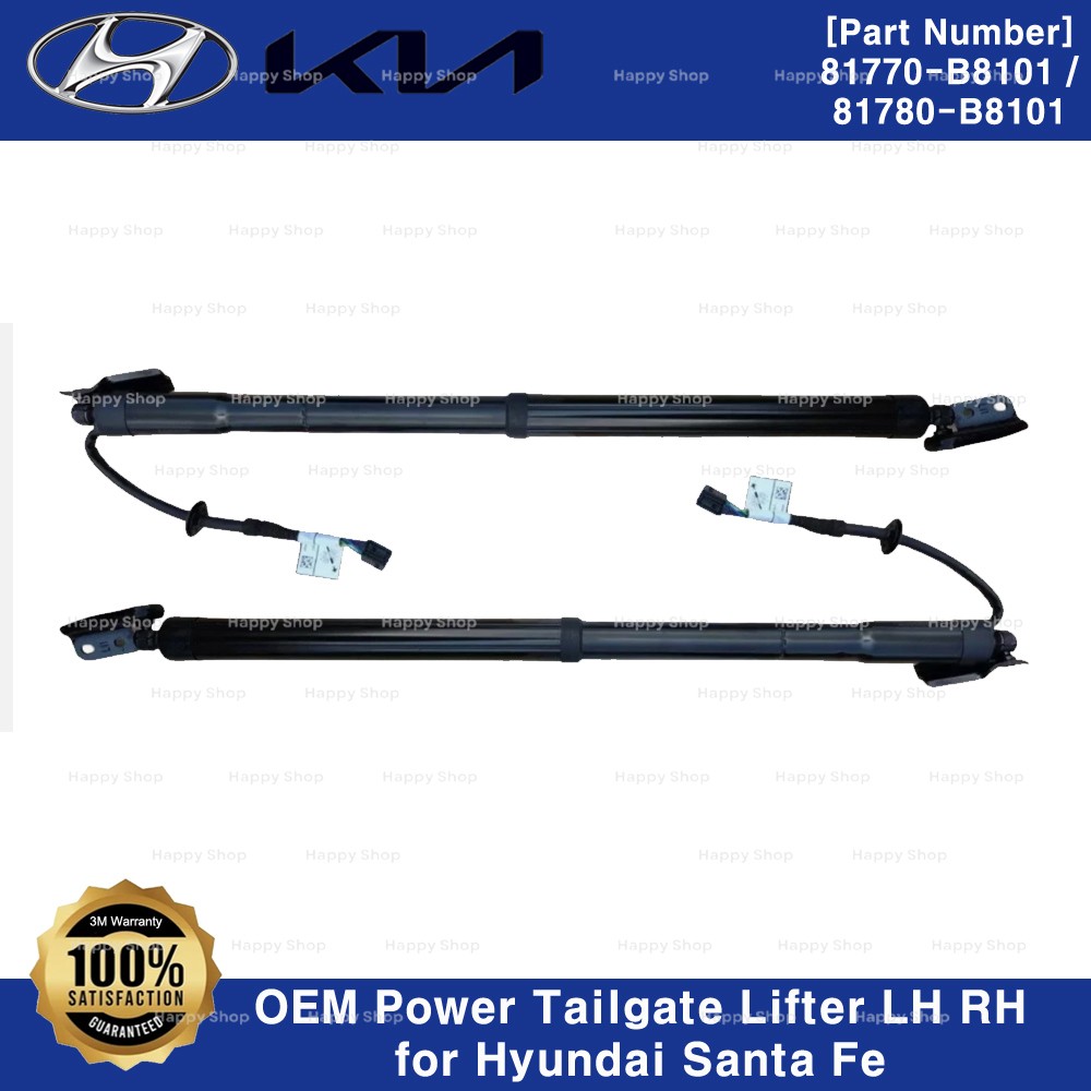 Genuine OEM 81770B8101 Power Tailgate Lifter LH RH SET for Hyundai Santa Fe