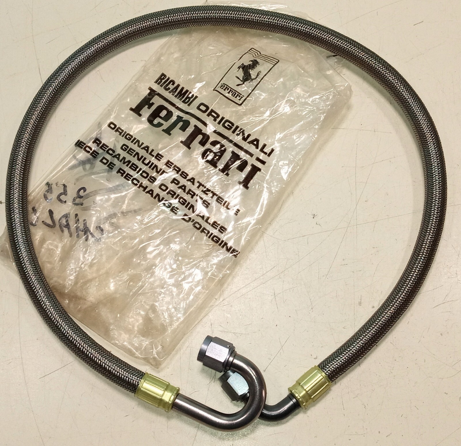 Ferrari 355 Challenge Engine Fuel Supply Pipe Line Tube Hose_164766_Left_NEW Ferrari 355 Challenge Engine Fuel Supply Pipe Line Tube Hose_164766_Left_NEW