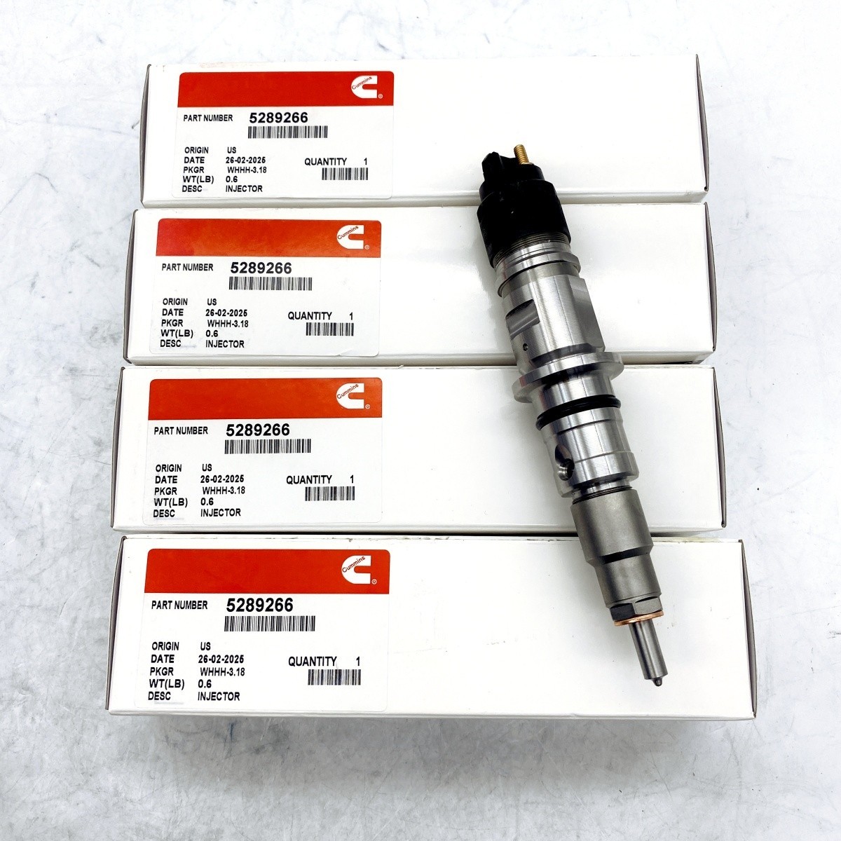 4PCS Fuel Injectors 5289266 0445124019 For Cummins QSB4.5L QSB6.7L Engine New