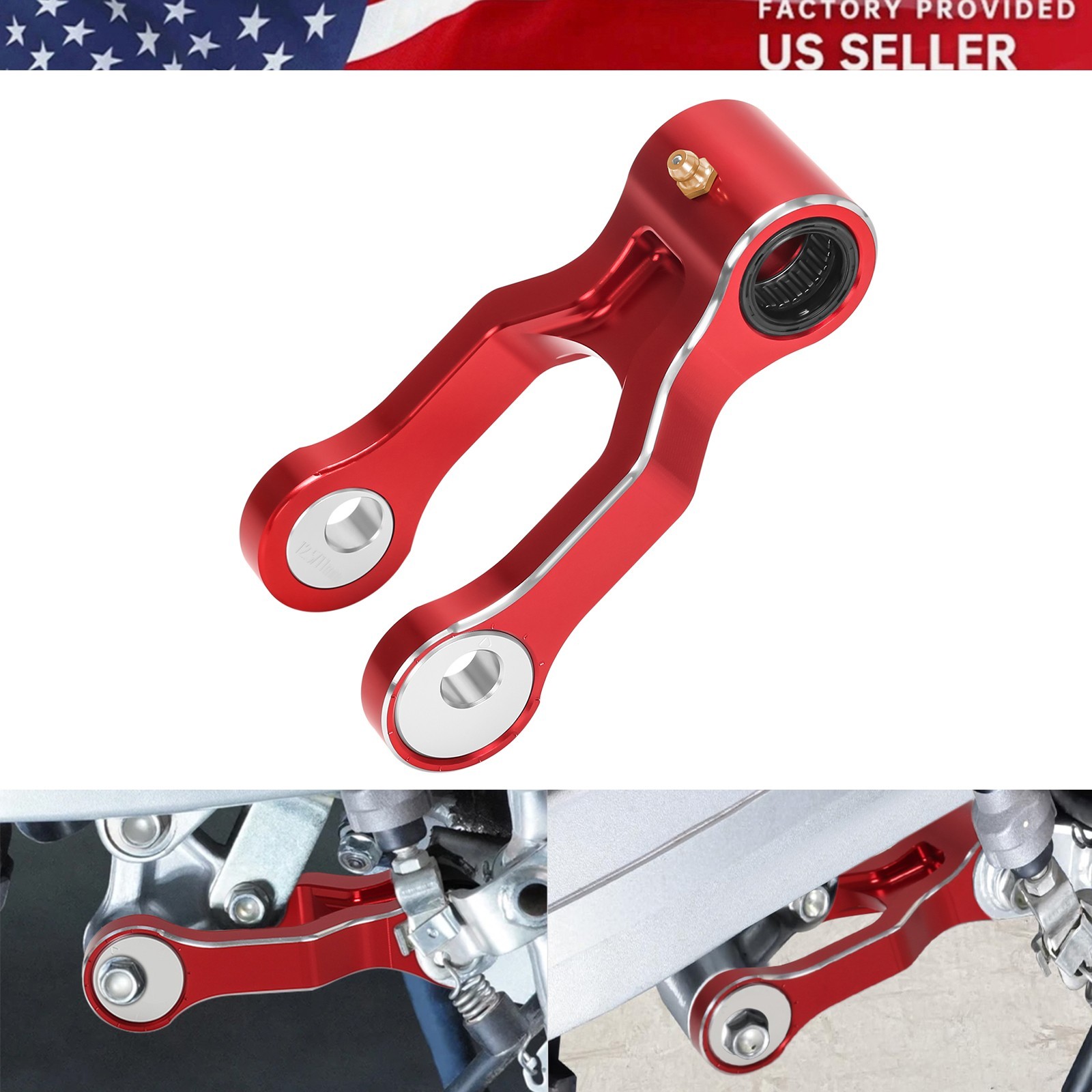 For Yamaha TTR 230 2005-2026 TTR230 Adjustable Lowering Links CNC 3D Red Linkage