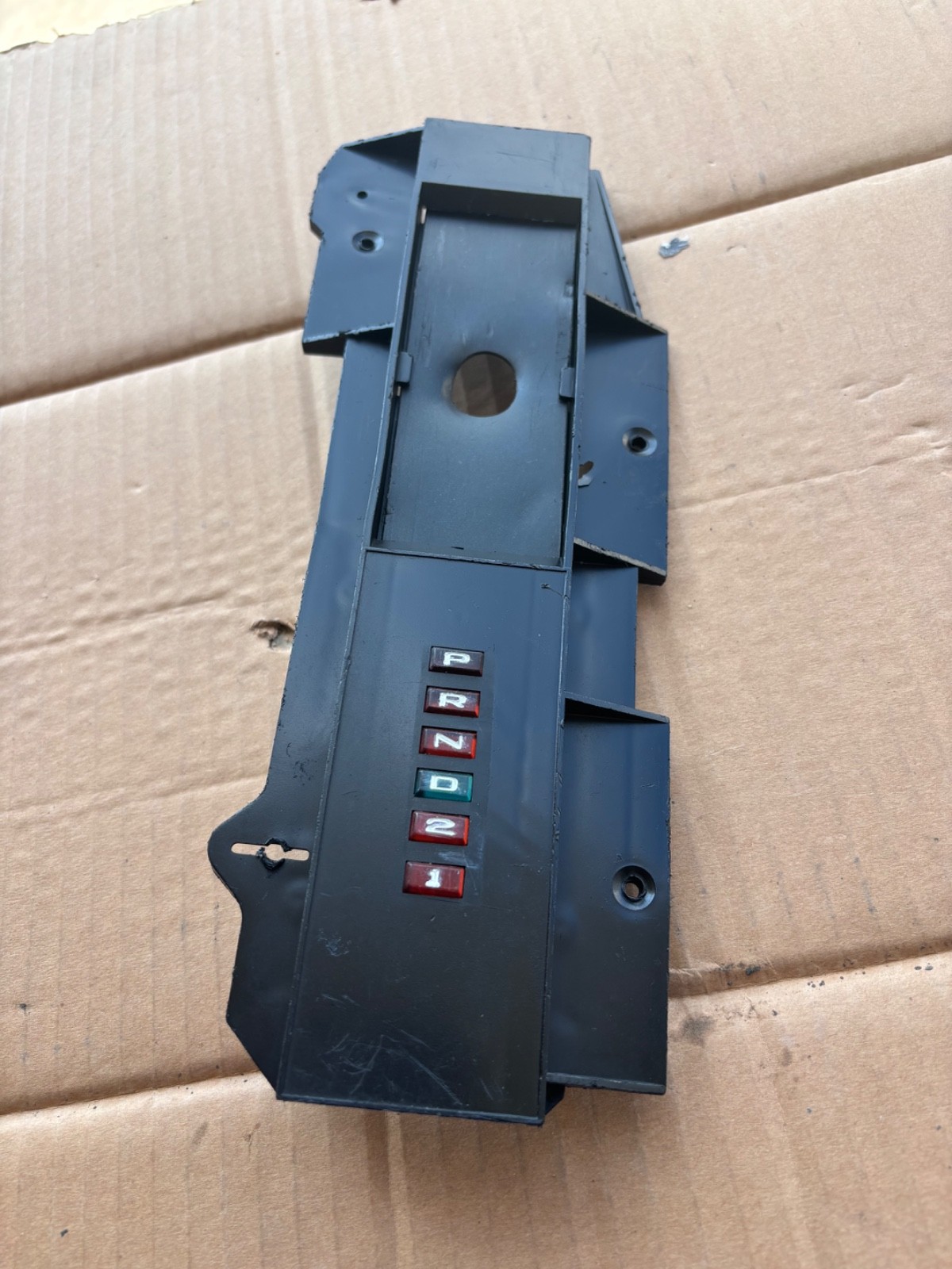 67 mustang auto console  gear bezel