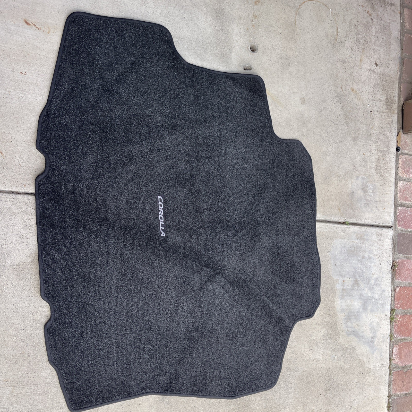 Corolla 2010 Carpet Cargo Trunk Mat PT206-02094-XX Black