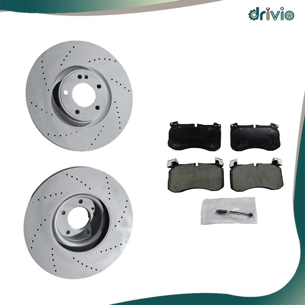 For 19-23 Mercedes G63 Amg 4634210500 Front Brake Pad & Rotors And Sensors