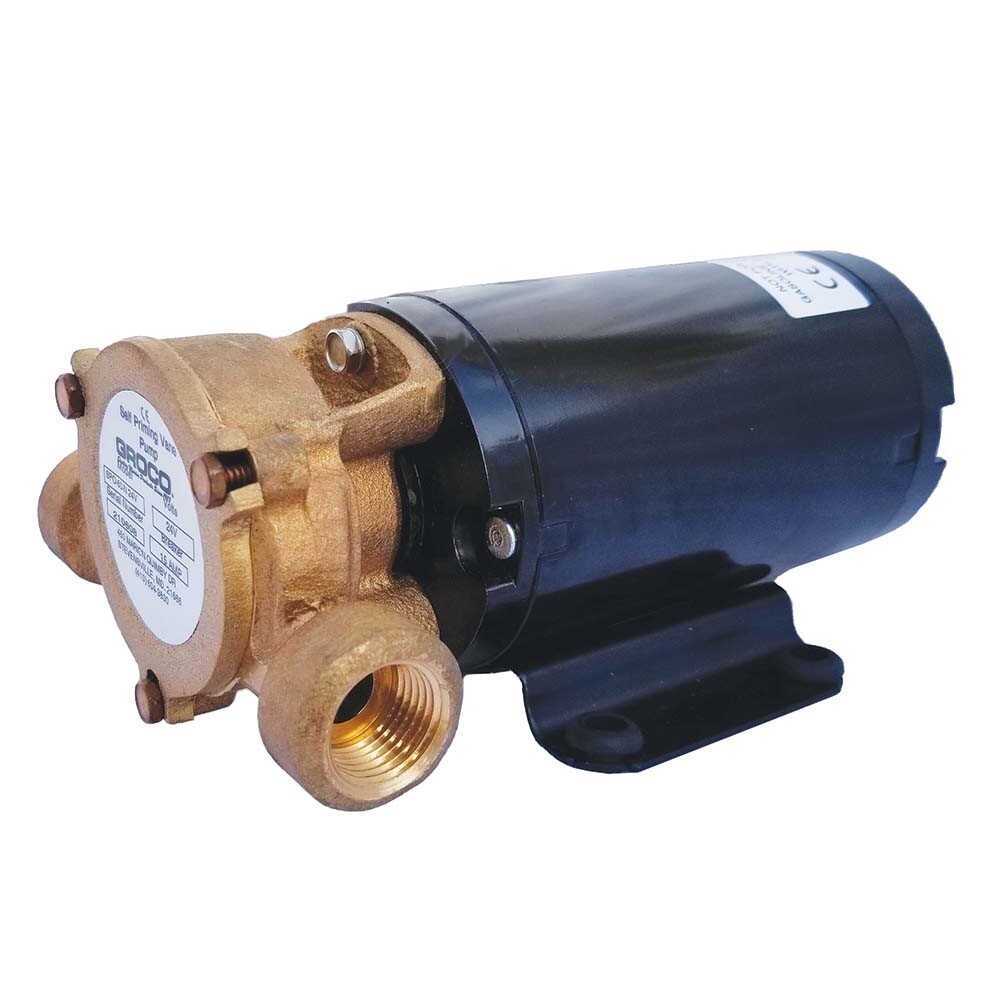 GROCO Heavy Duty Positive Displacement Vane Pump - 12V GROCO Heavy Duty Positive Displacement Vane Pump - 12V