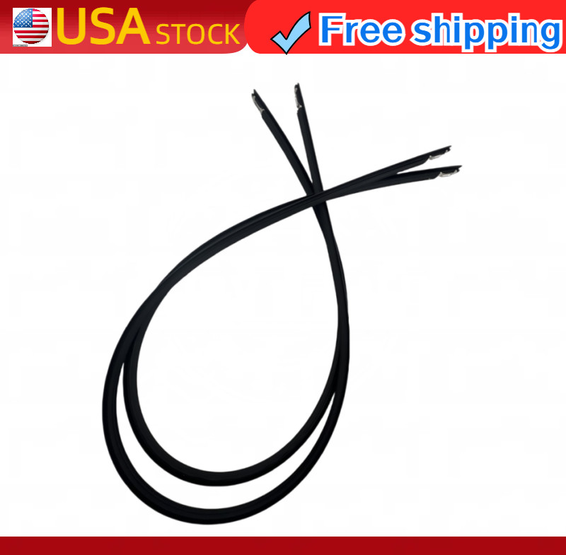 Roof Side Molding Right & Left Side Black Rubber For Honda Civic 74306SR3003