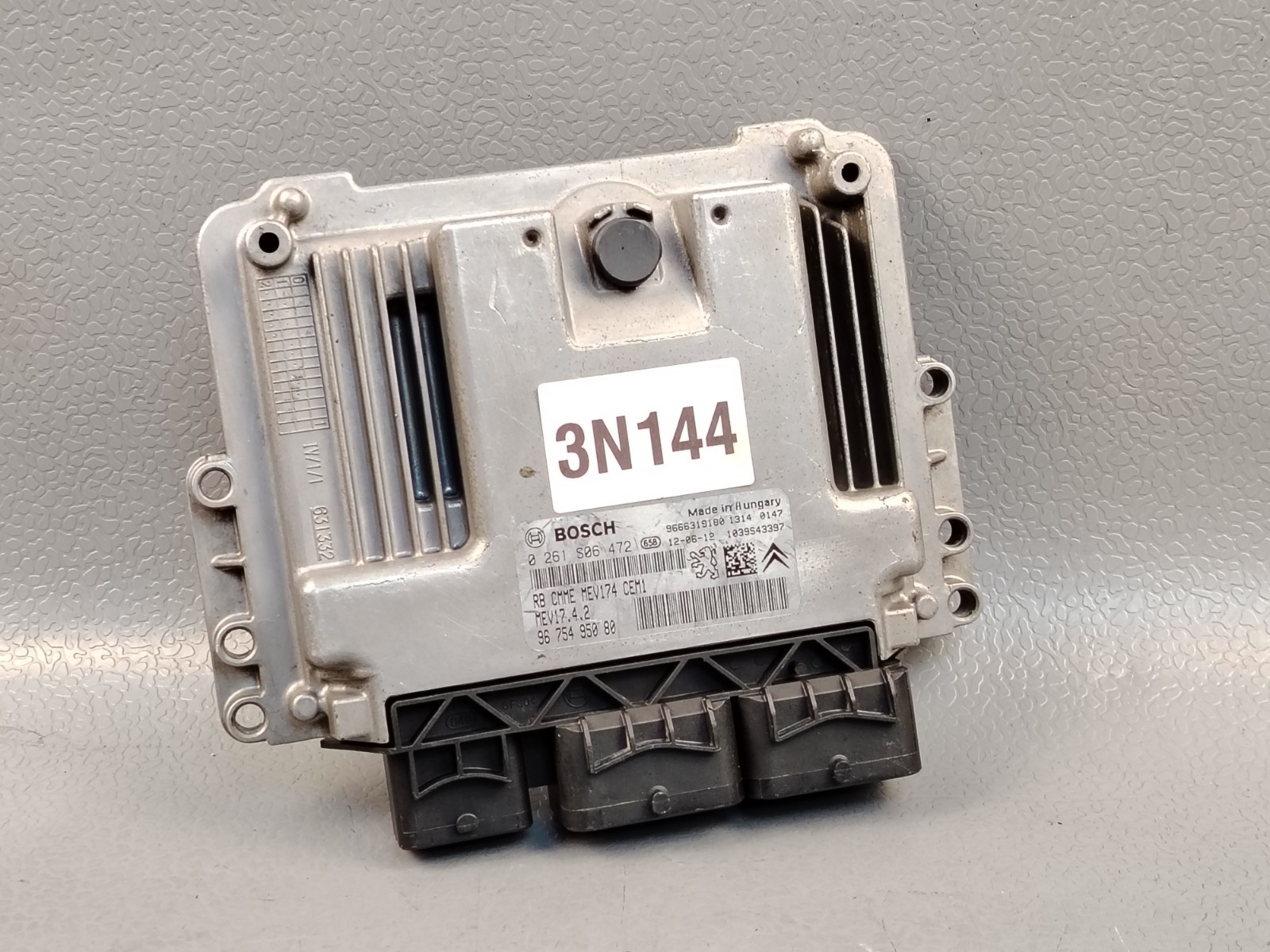 Peugeot 907 Citroen C3 Engine Control MODULE Unit ECU ECM 0261S06472 9675495080