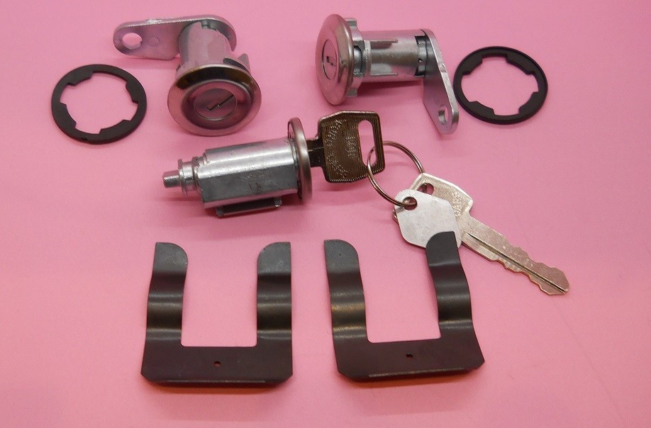 1967 thru 1979 Ford Truck Ignition Door Lock Set 2 Keys