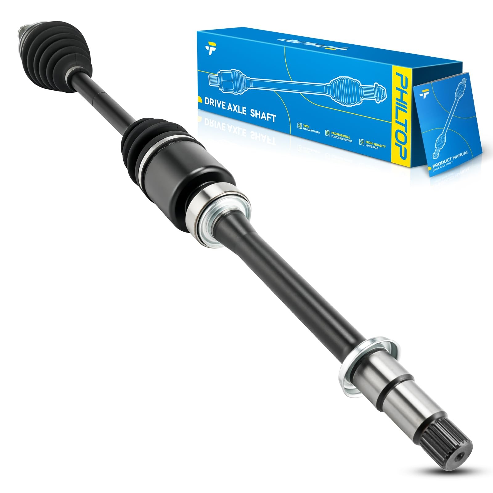 PHILTOP Front Right CV Axle Shaft for Toyota 2013-2018 RAV4 2.5L FWD