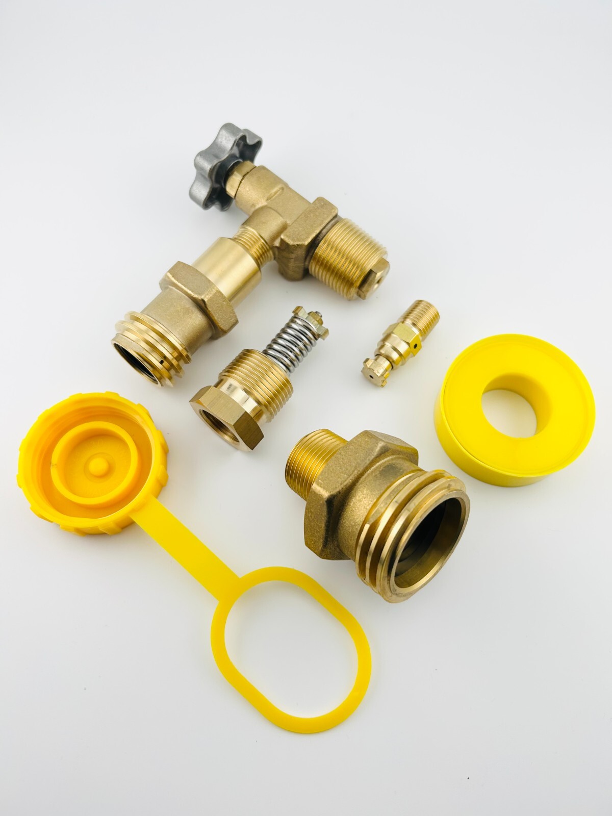 NEW FORKLIFT PROPANE TANK COMPLETE VALVE REPLACEMENT SERVICE BLEEDER FILL RELIEF