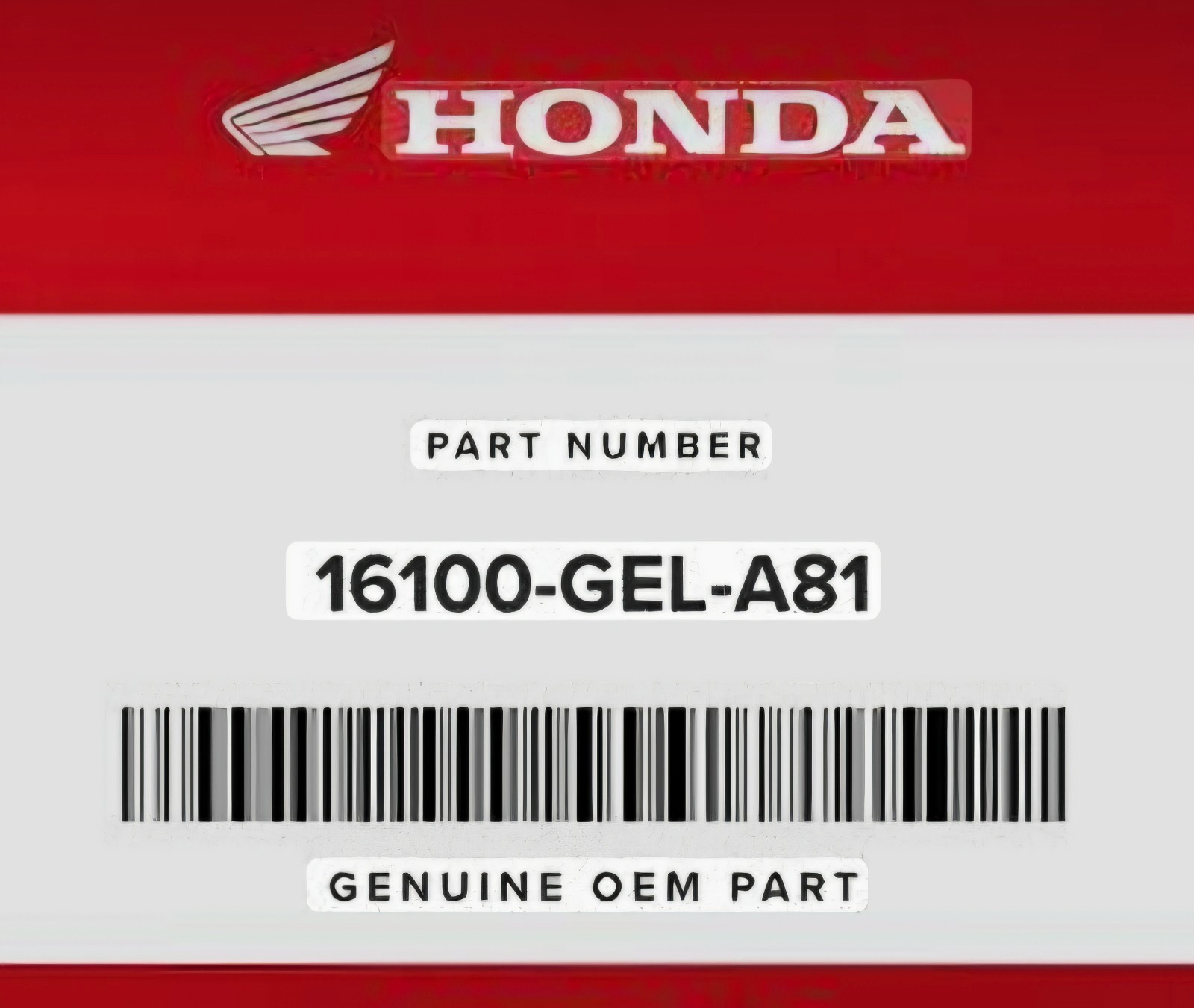 16100-GEL-A81 OEM Honda Carburetor Assy
