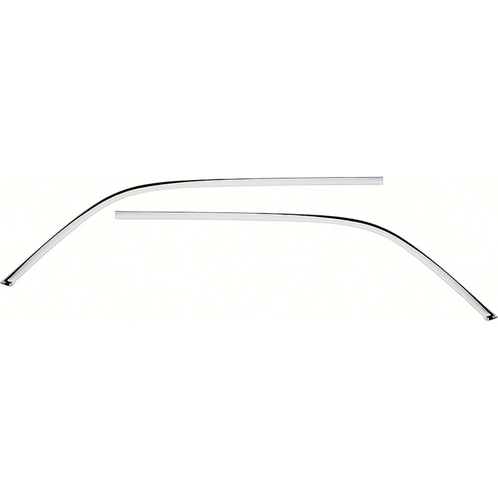 1967-68 Camaro 1967-69 Firebird; Interior Headliner Side Moldings; Polished