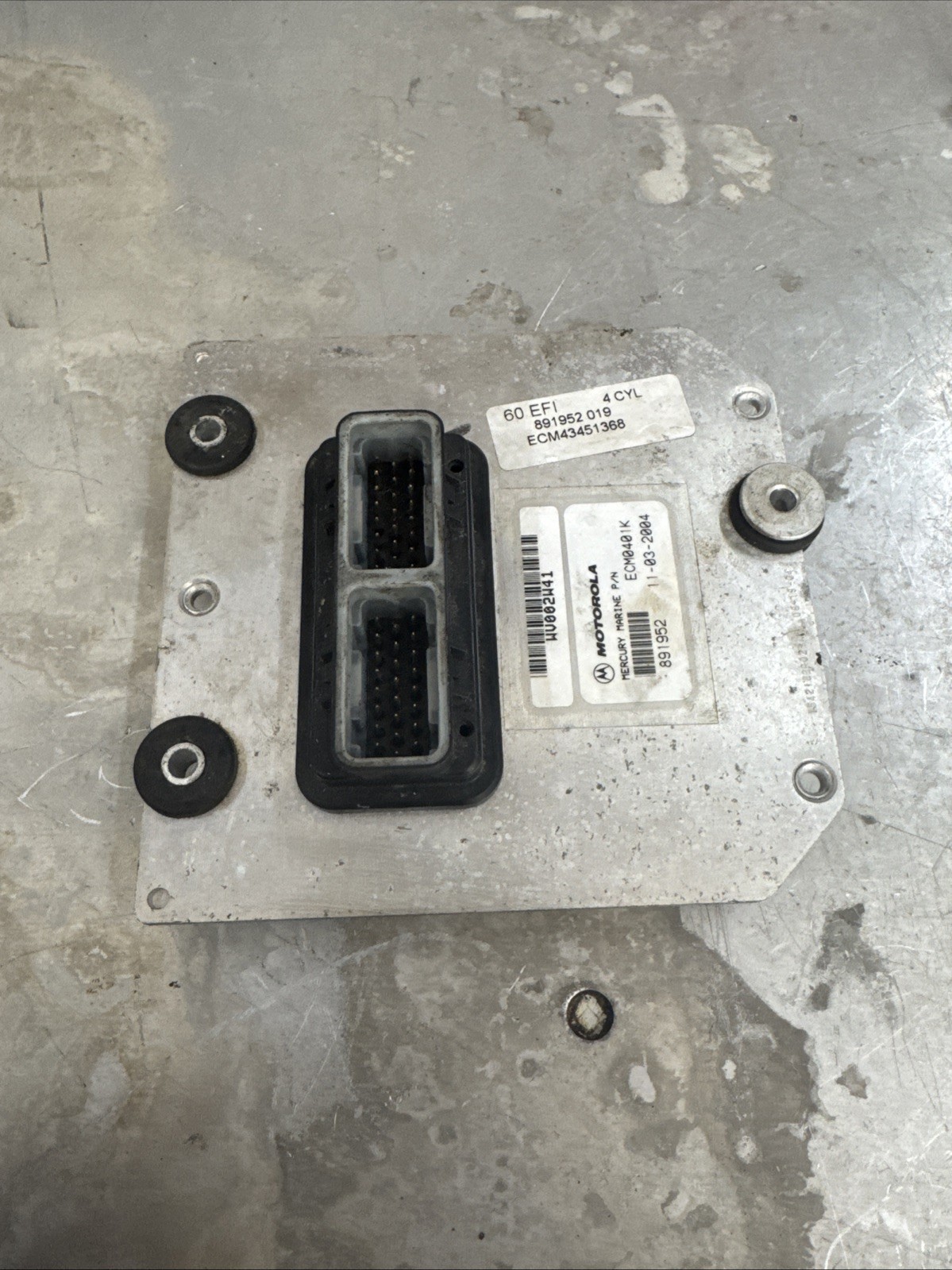 OEMM MERCURY 60HP ECU PN # 89195236T (B-156)