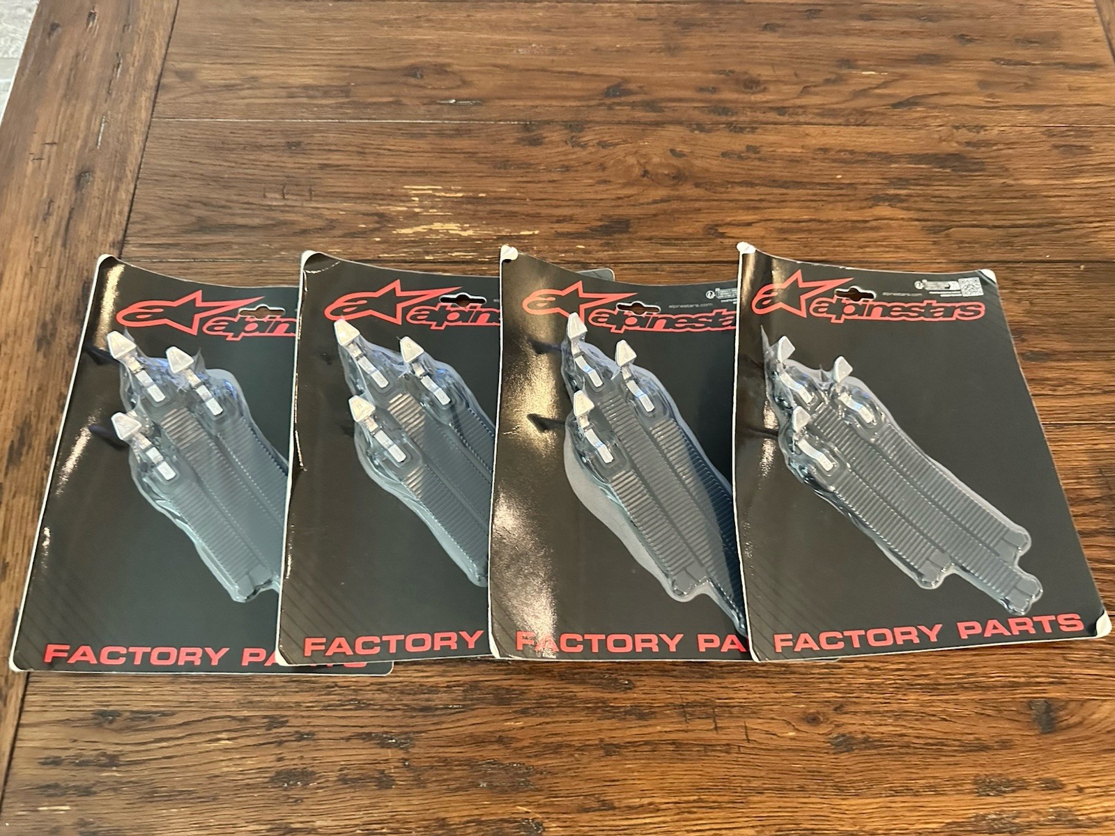 Lot Of 4 Alpinestars Tech 7 Strap Kit with Aluminum Bridge Black Lot Of 4 Alpinestars Tech 7 Strap Kit with Aluminum Bridge Black