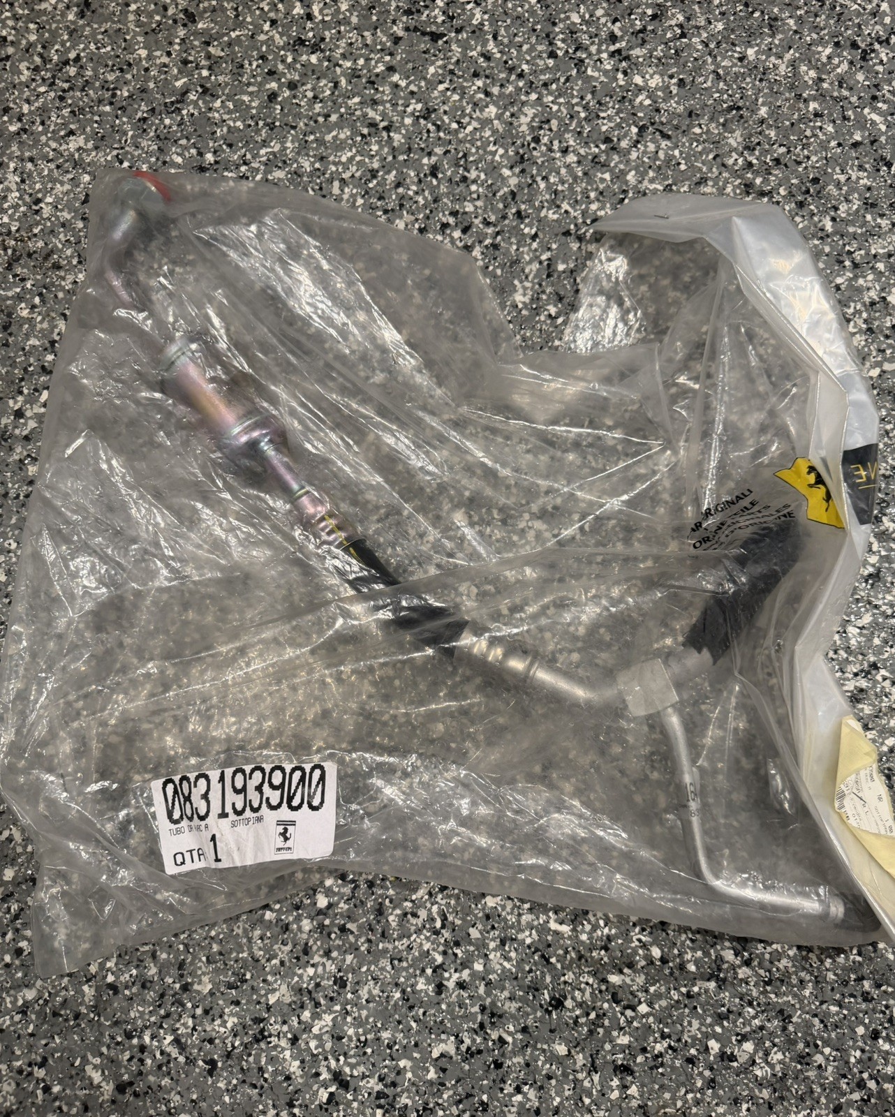 Ferrari 458 - HVAC Underfloor Pipe - P/N 83193900