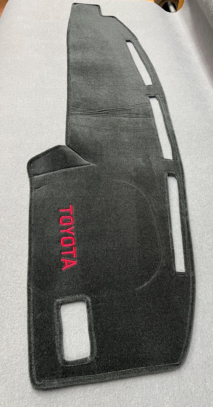 1989-1990-1991-1992-1993-19941995 TOYOTA PICK UP DASH COVER VELOUR CHARCOAL GRY
