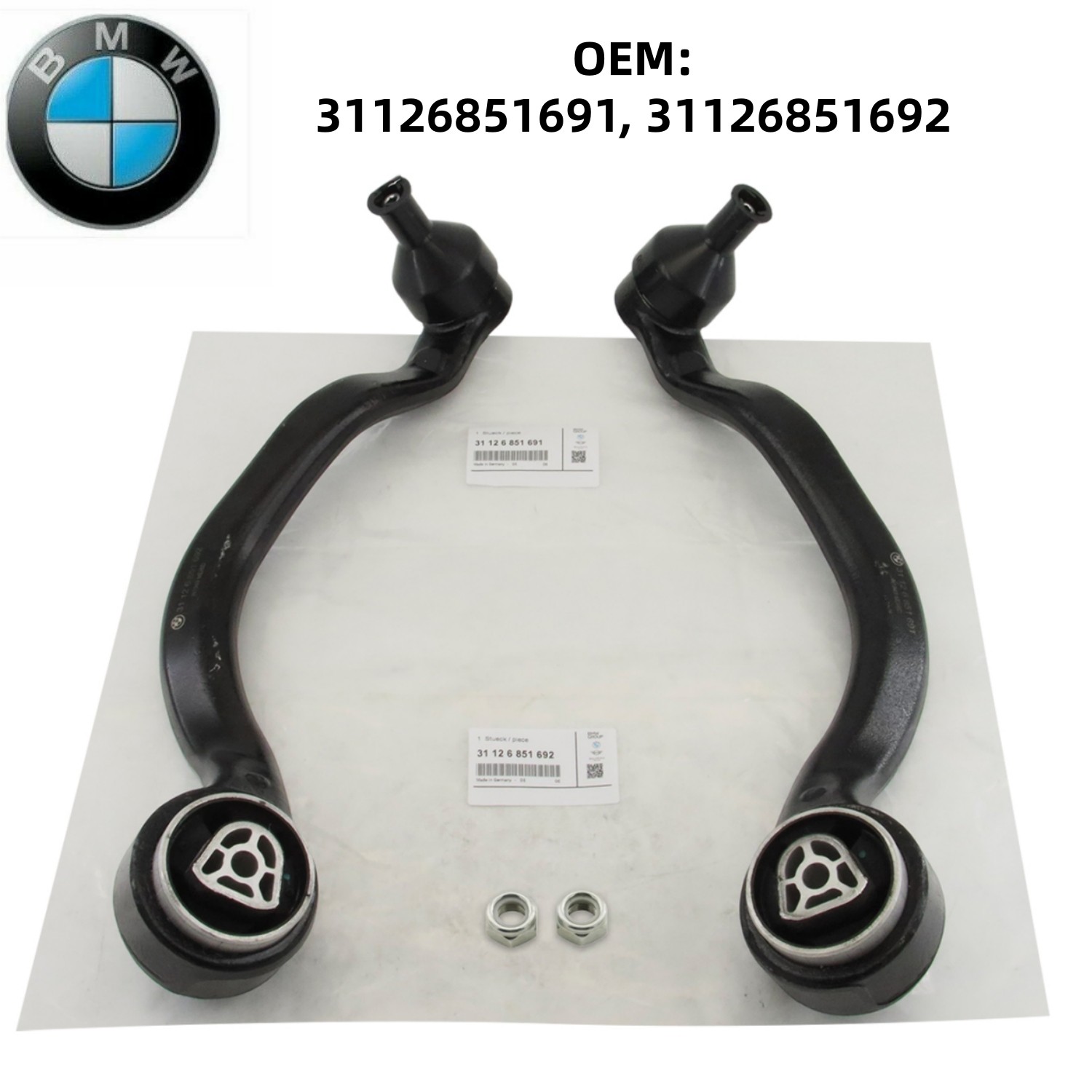 OEM BMW X5 F15 X6 F16 Front Lower Forward Control Arm 31126851691 31126851692 US