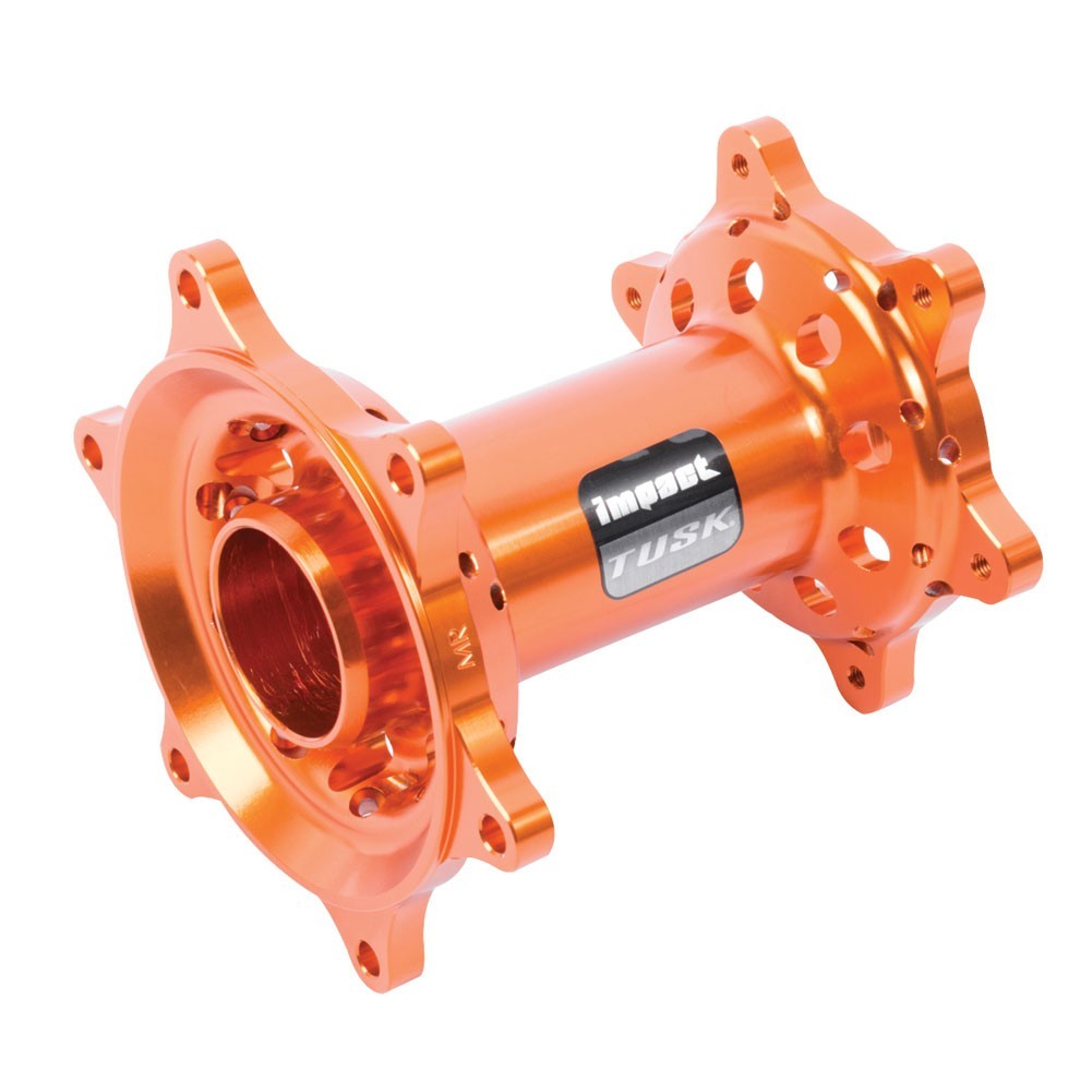 TUSK Impact Motorcycle Hub - Rear Orange for KTM, Husqvarna and Gas Gas