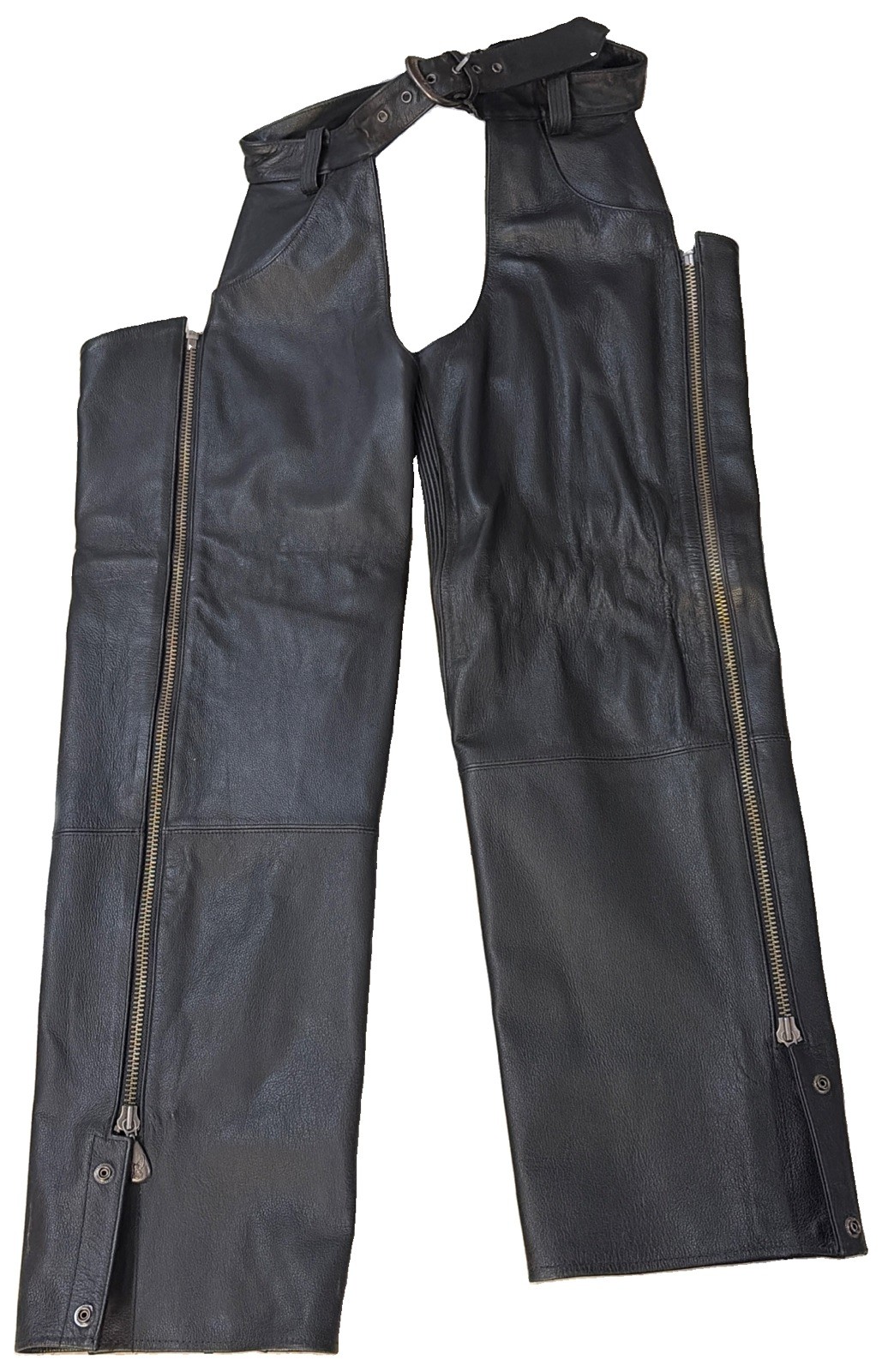 Vintage Women\'s Harley Davidson Medium Leather Riding Chaps