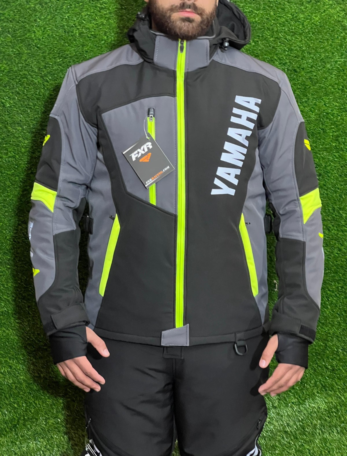 Yamaha Mission FX Snowmobile Jacket by FXR Colors 50th Anniversary Fluorescent