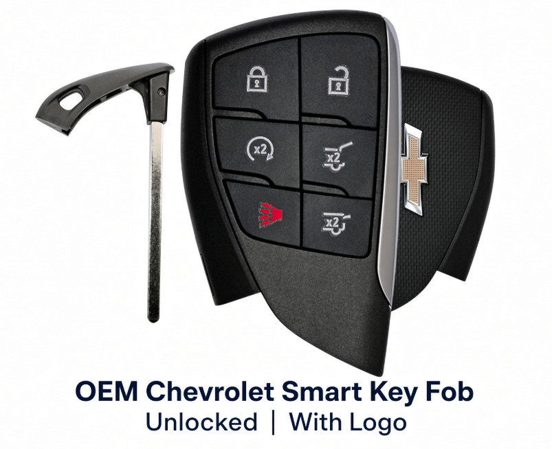 OEM Chevrolet Tahoe Suburban 2021-2026 Smart Key Fob YGOG21TB2 with Logo OEM Chevrolet Tahoe Suburban 2021-2026 Smart Key Fob YGOG21TB2 with Logo