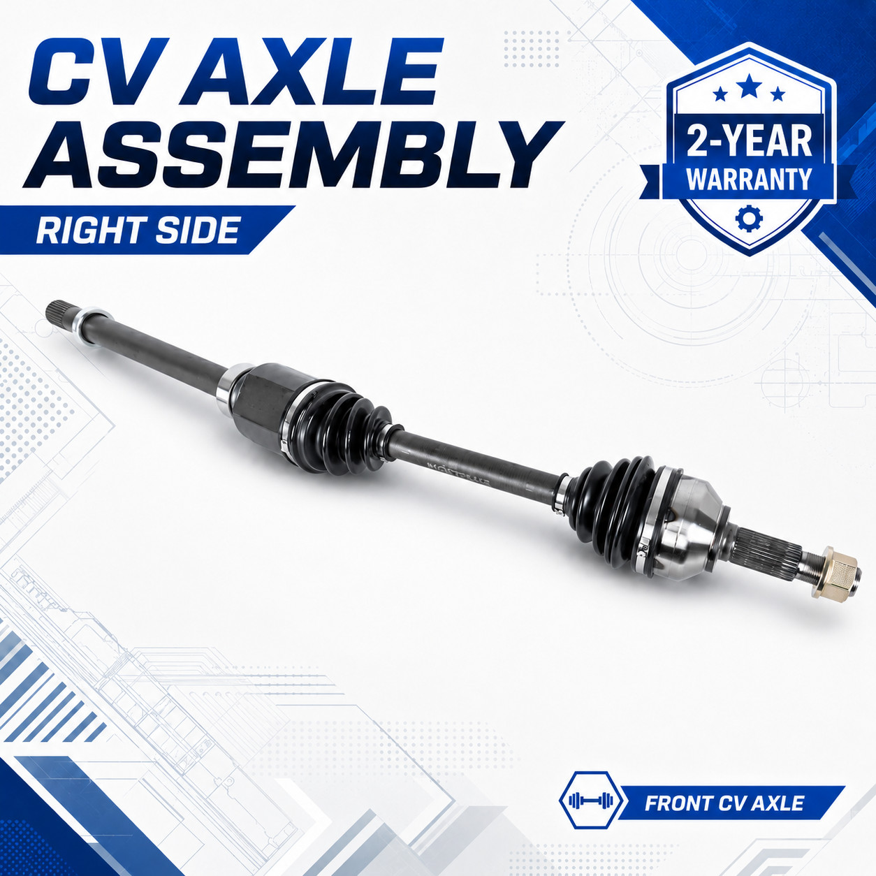 Front Passenger Right CV Axle For 2007-2013 Nissan Altima 2.5L CVT 39100JA010