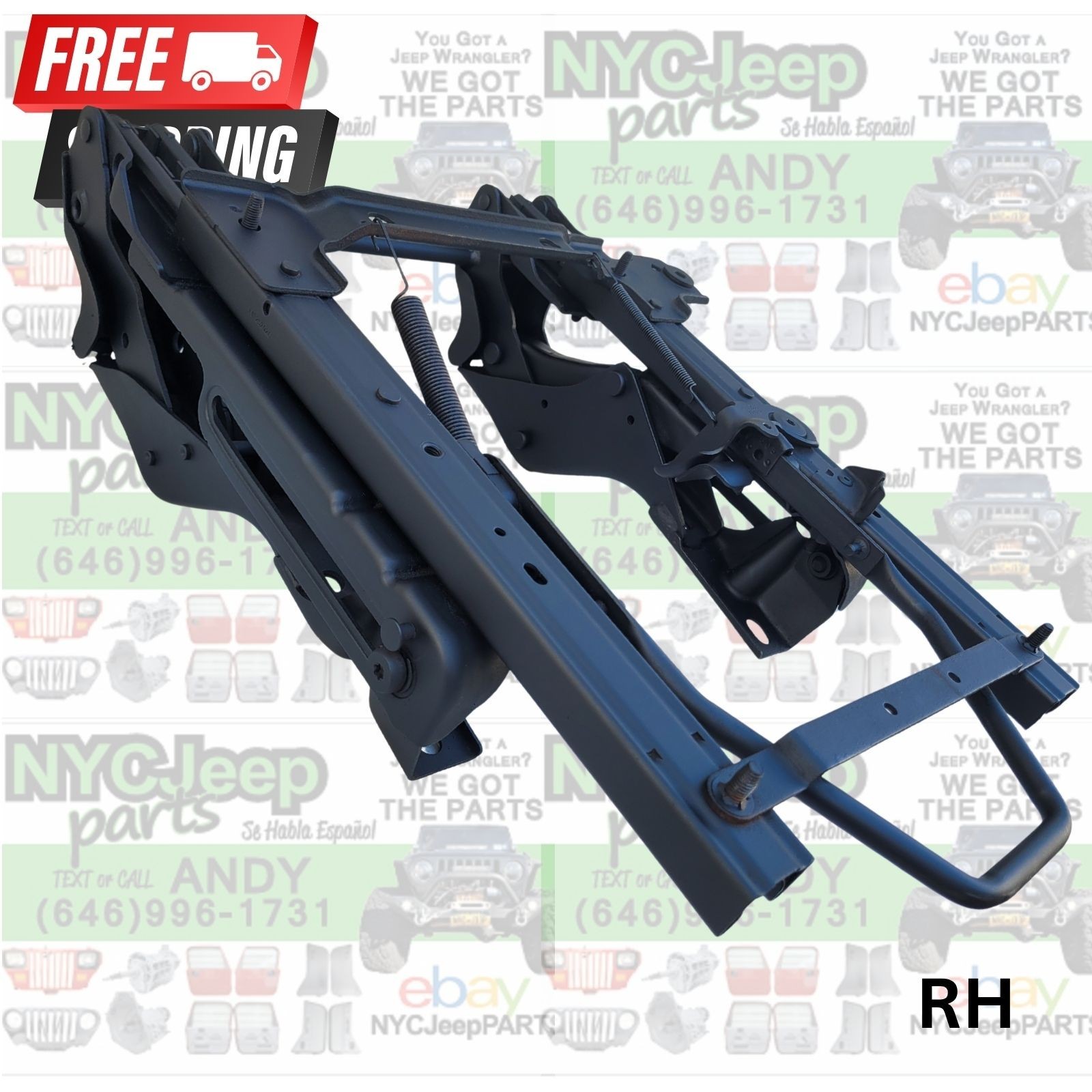 Passenger Right Front SEAT MOUNT Bracket Slider Tilt 97-02 Jeep TJ Wrangler