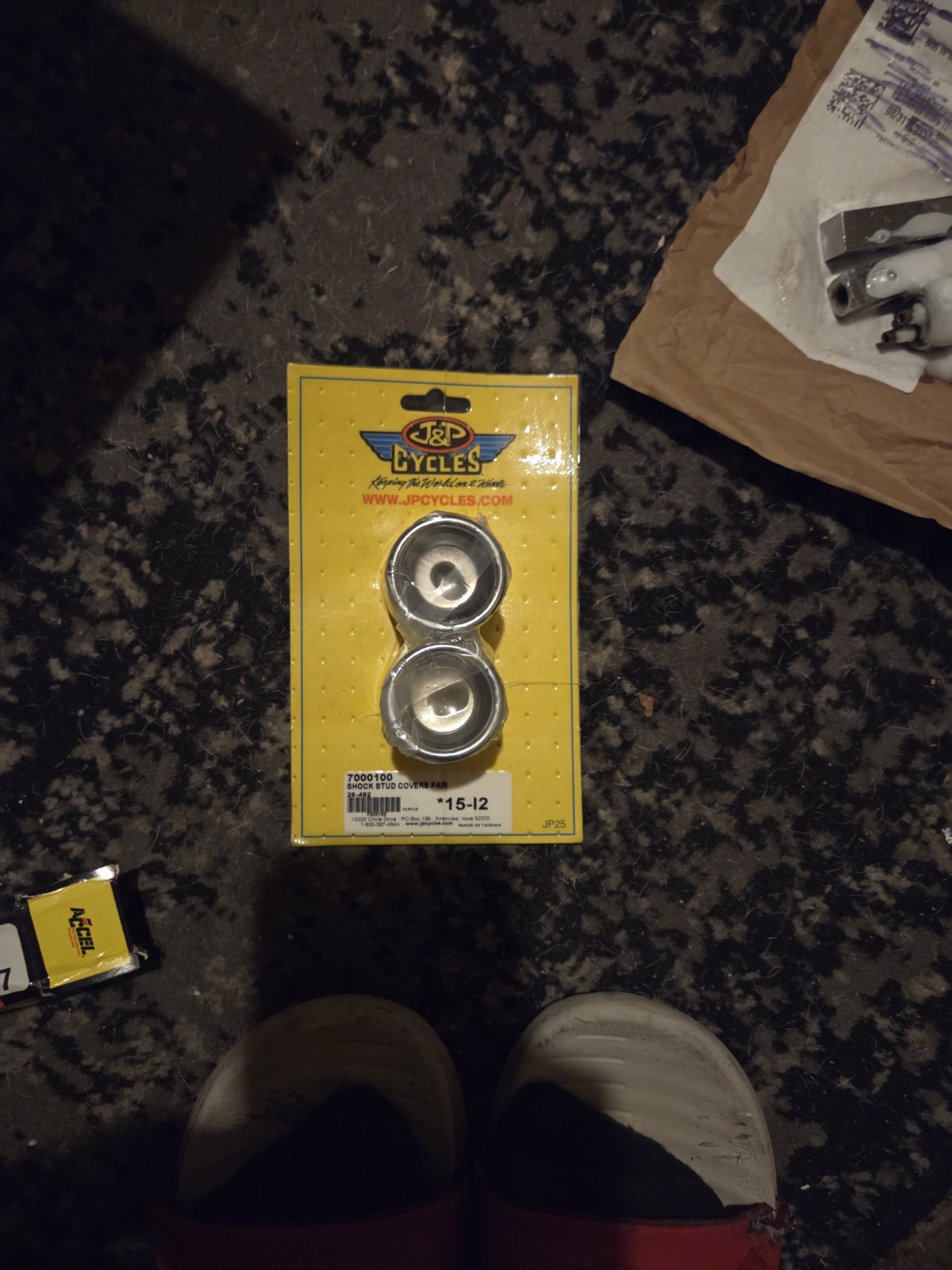 Rear Shock Stud / Mounting Bolt Accent Covers