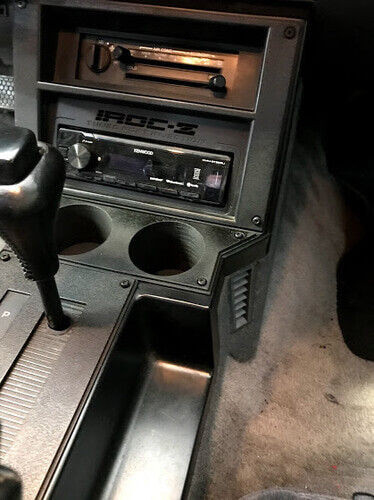 1982-1992 Chevy Camaro Dual Cup Holder Black  Third Gen  MADE IN USA