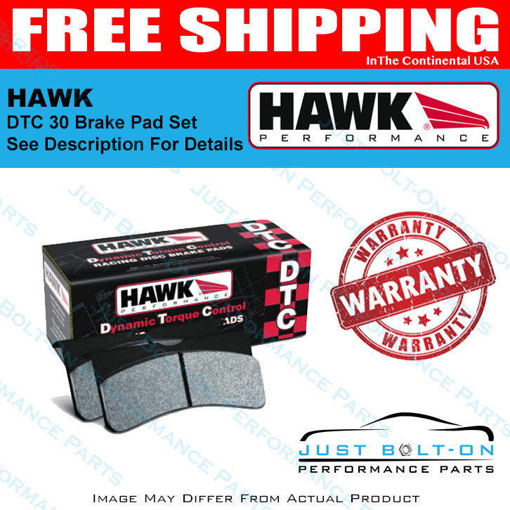 HAWK DTC-30 Brake Pad Sets Racing Vehicle Fitment See Description HB671W.628