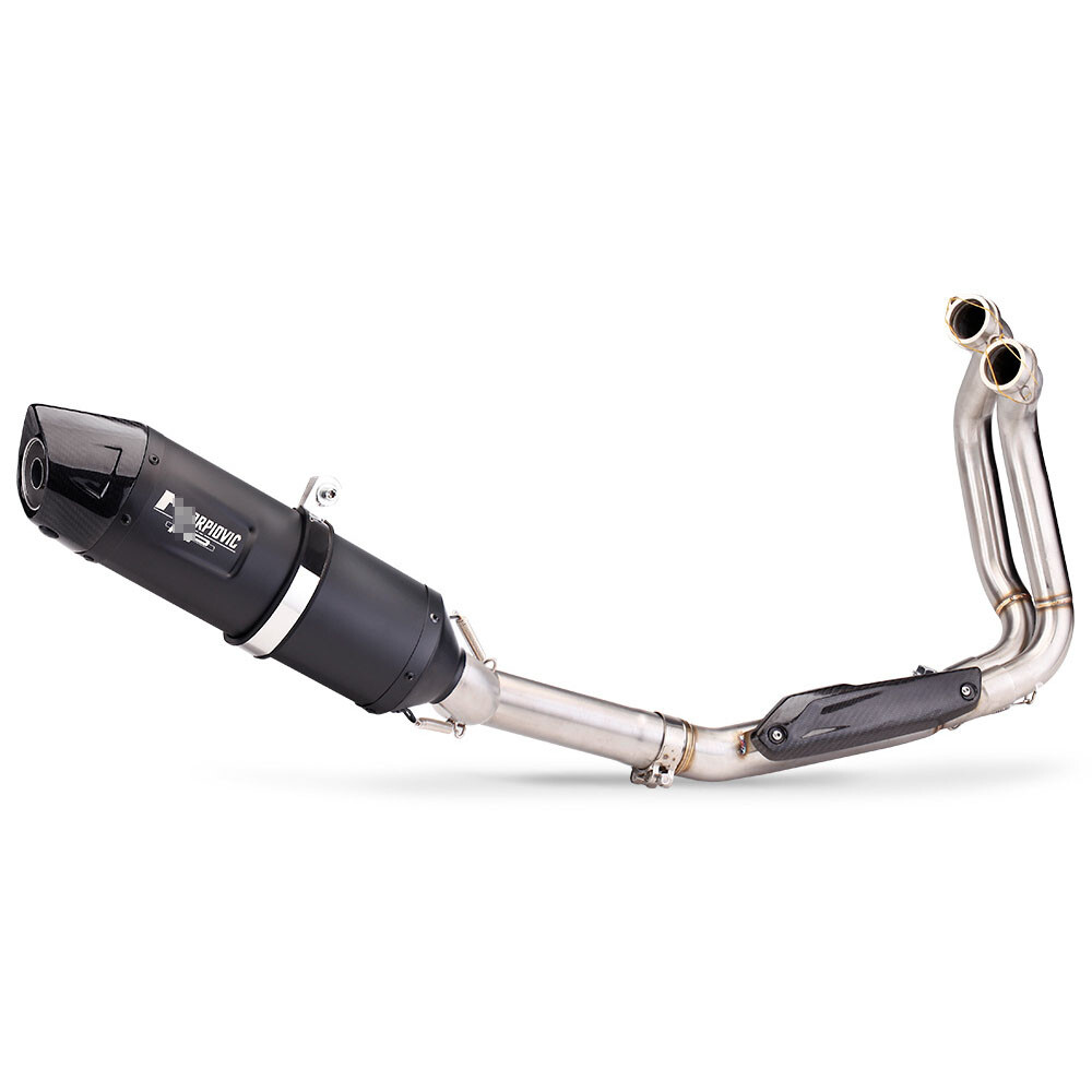 Full Exhaust System Front Header Mid Link Pipe For BMW F900XR F900R 2020-2023
