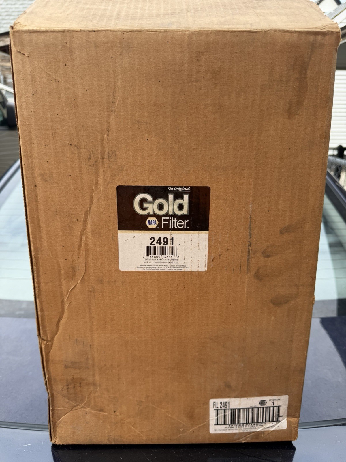 NAPA Gold 2491 Engine Air Filter FIL 2491 Heavy Duty Truck – Open Box